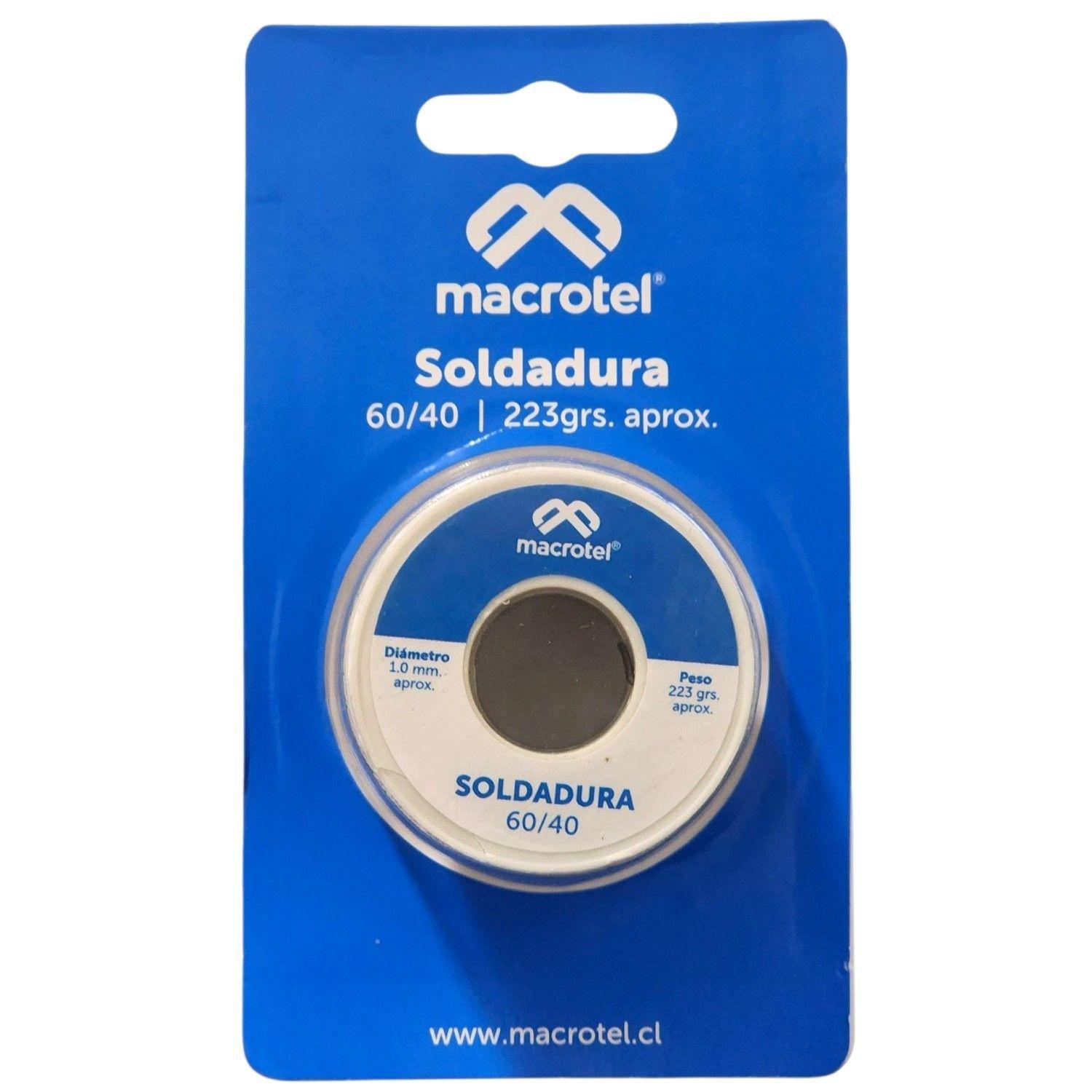 Soldadura 60/40 1mm 223g Electrónica MS-0550 Macrotel-3