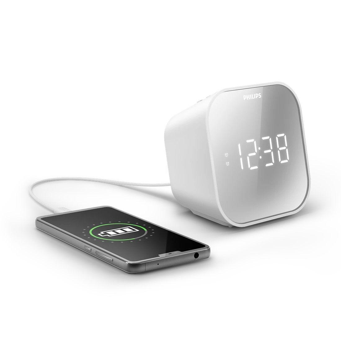 Radio Reloj Despertador Philips TAR4406 Espejo-5