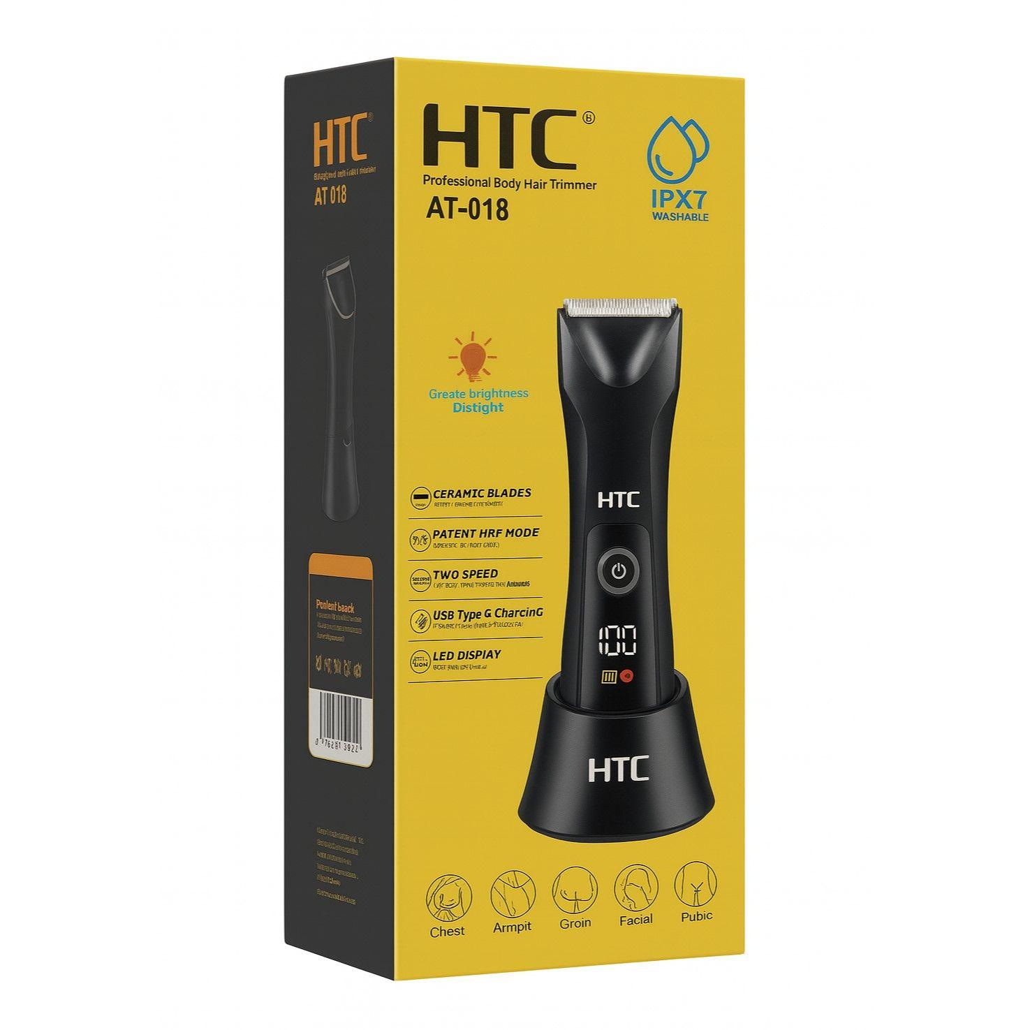 Afeitadora Rasuradora Cuerpo Y Barba Recargable HTC AT-018-6