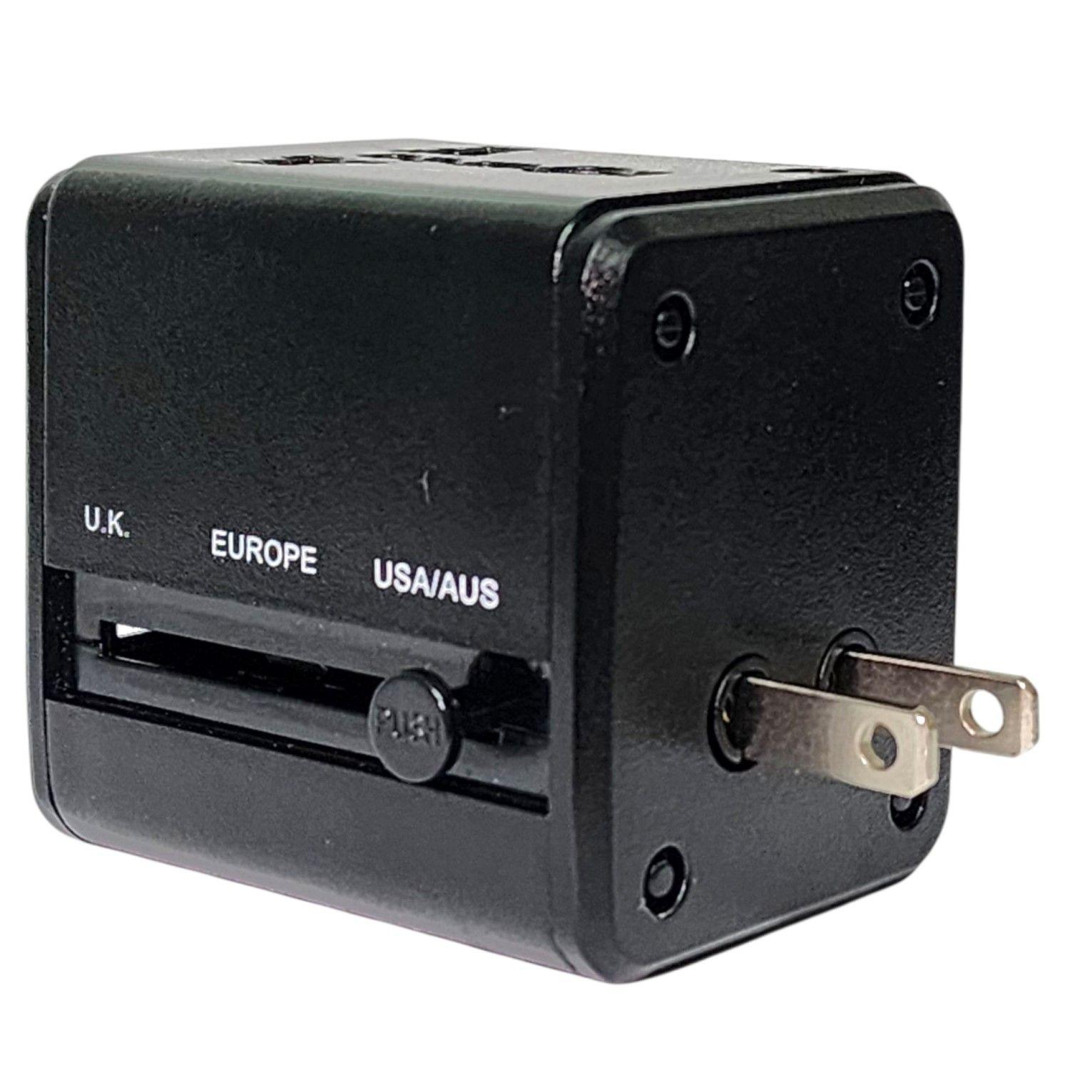 Adaptador Universal De Viaje 2 Usb ProAdaptor TL354 Tecnolab-3