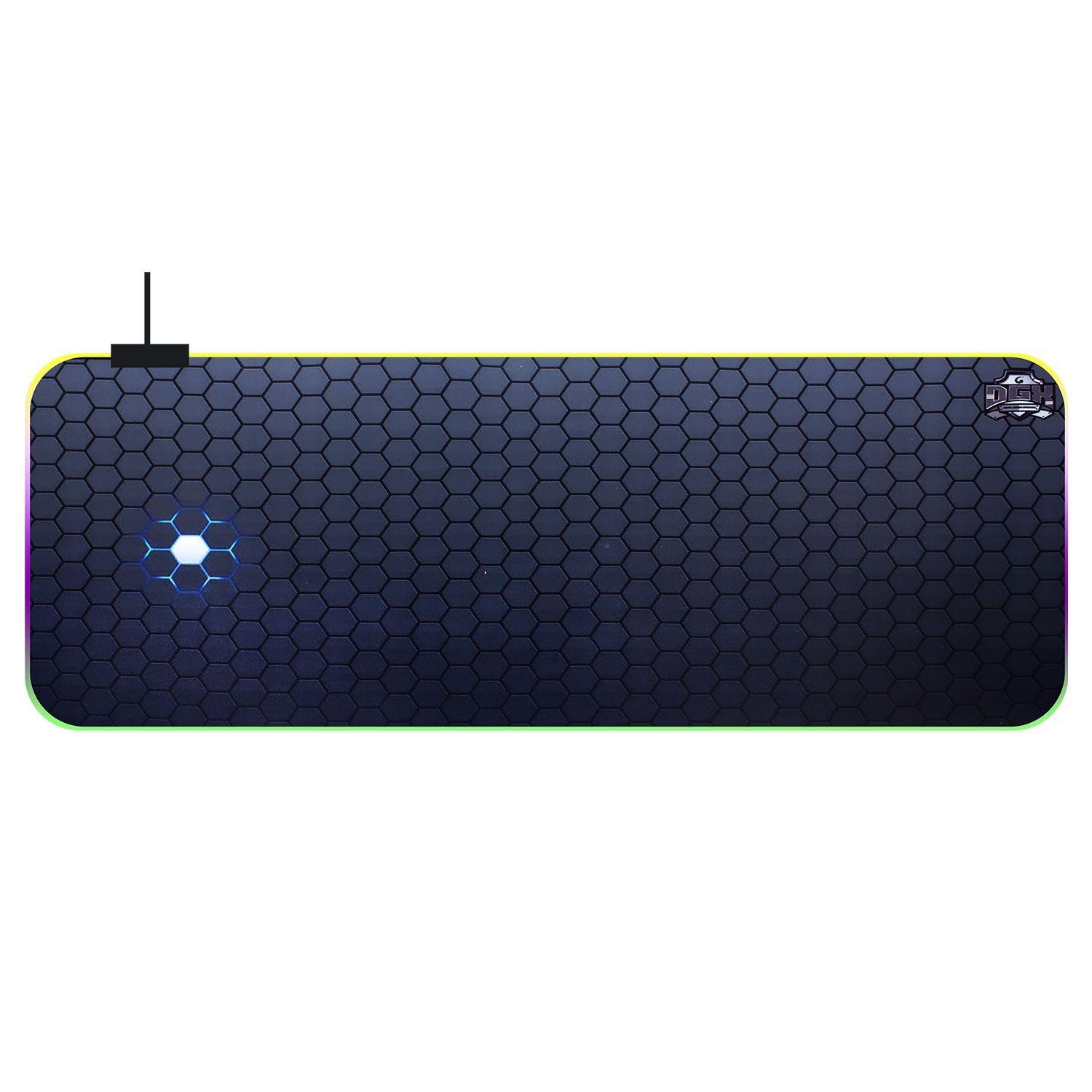 Mouse Pad Gamer DGX Usb Led Rgb XL 70x30 MOD4-0
