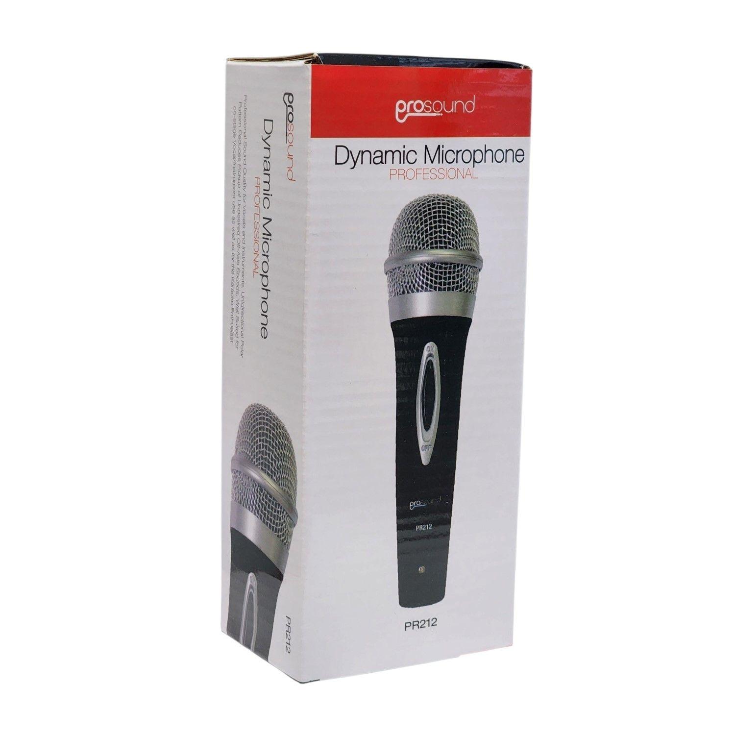 Micrófono Dinámico Profesional Unidireccional PR212 Prosound-6