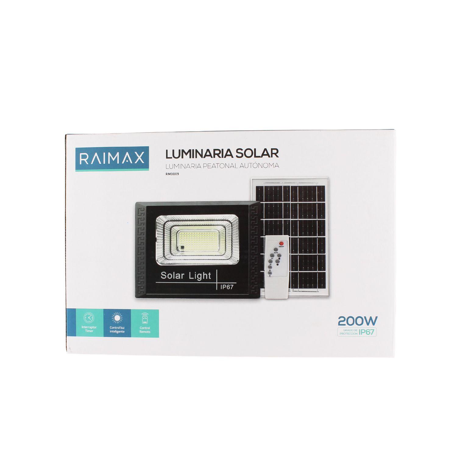 Reflector solar 200W LED IP67 Sensor y Control RM0009 Raimax-6