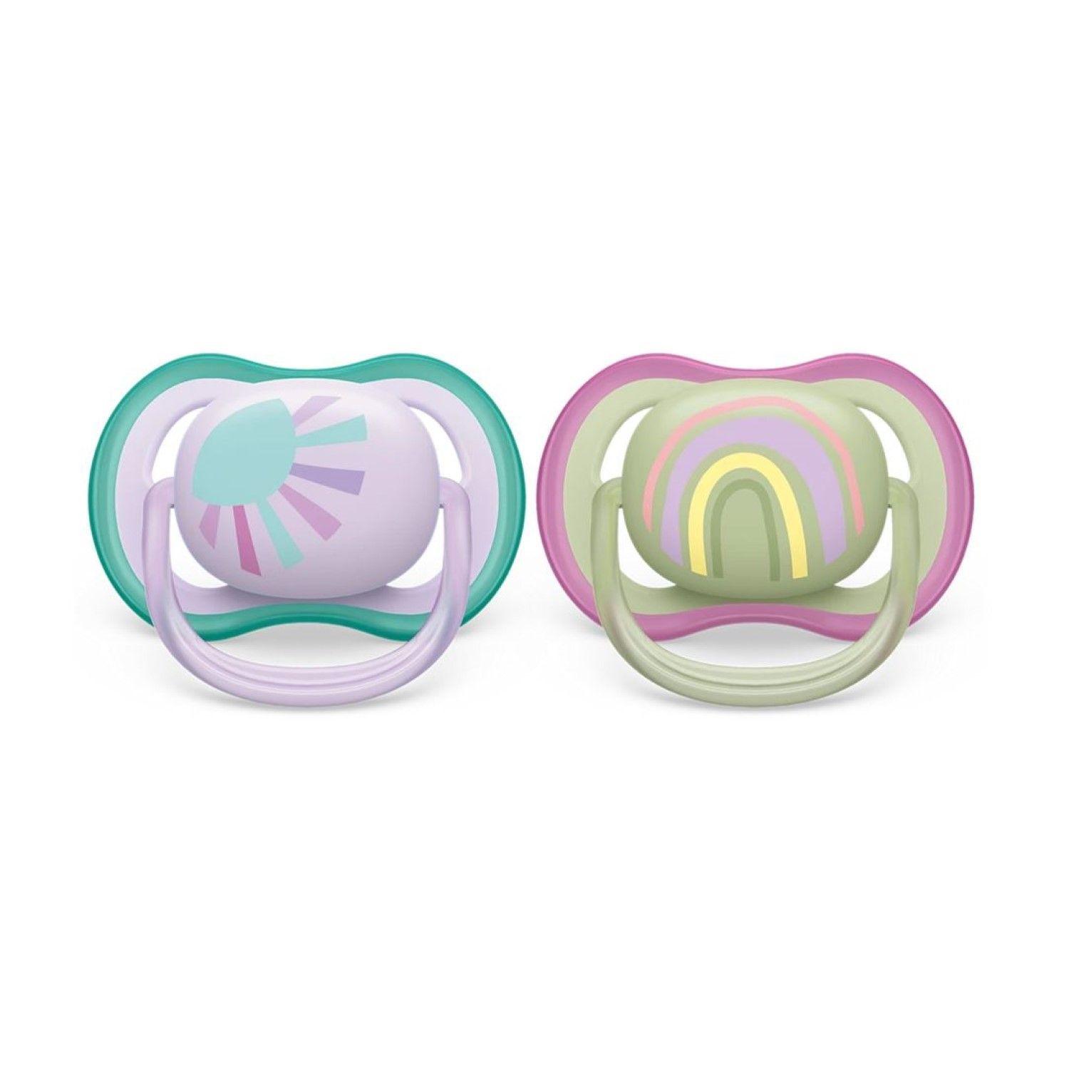 Pack 2 Chupetes Avent Ultra Air 0-6m SCF085/59-0