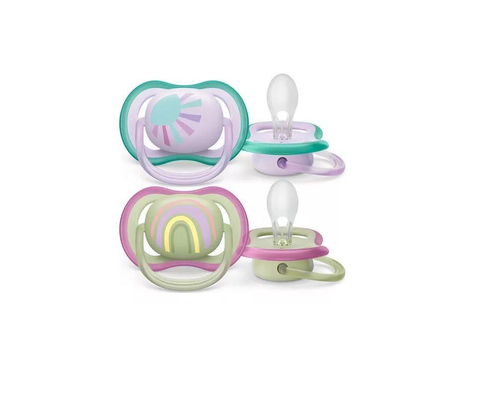 Pack 2 Chupetes Avent Ultra Air 0-6m SCF085/59-1