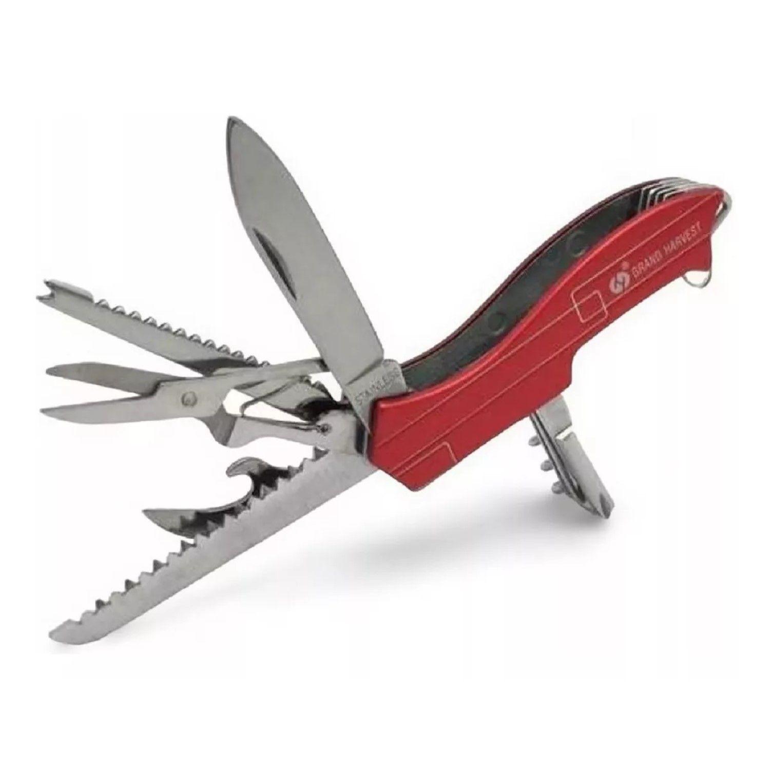 Navaja Multiuso Grand Harvest 15 Funciones 11370 Roja-0
