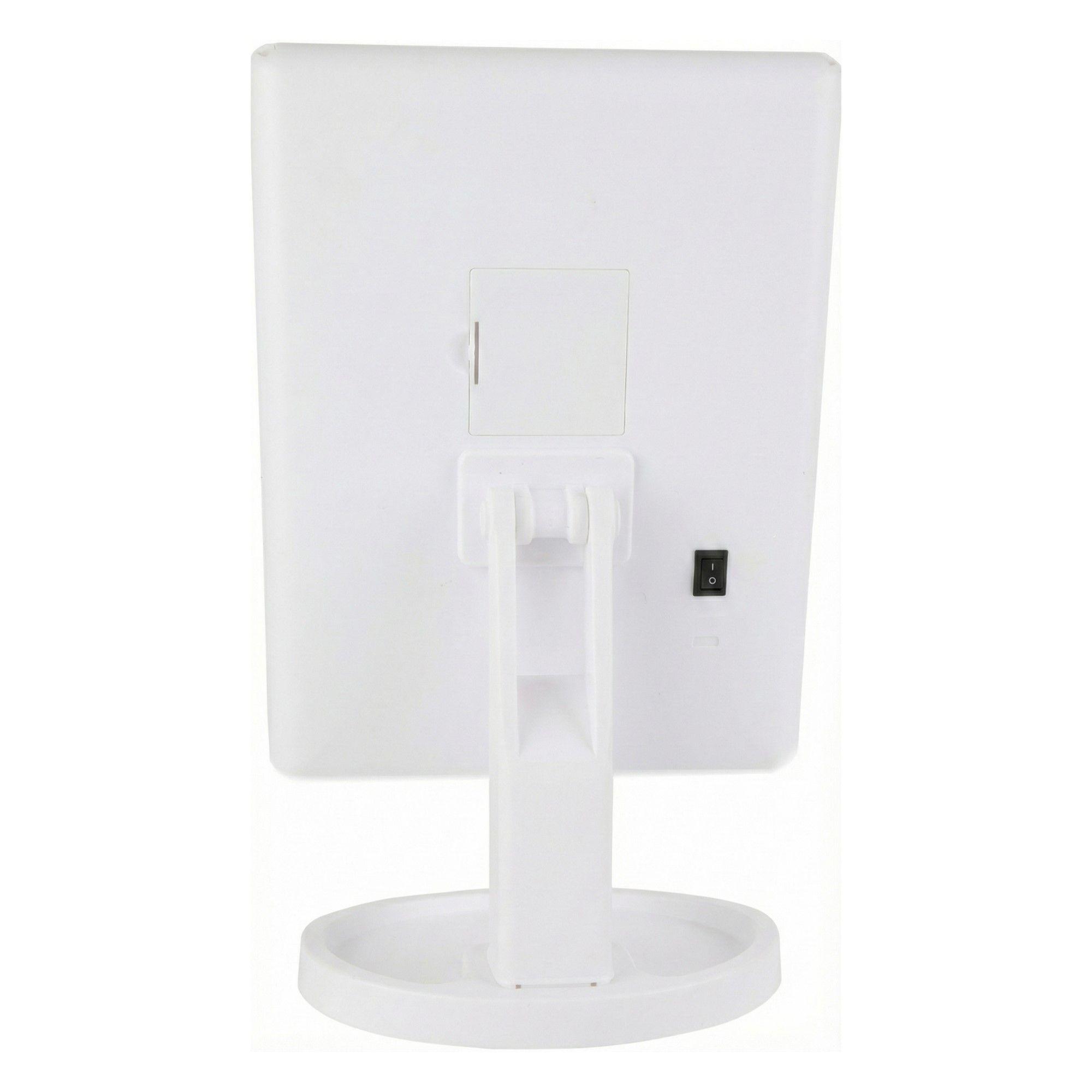 Espejo Plegable Vivitar Aumento 1x2x3x 22 Led MR1307-2