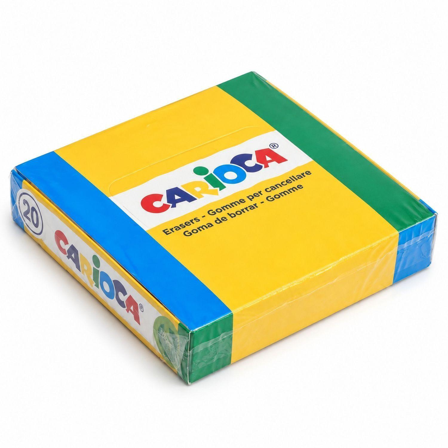 Expositor 20 Gomas de Borrar Rectangulares Carioca-2