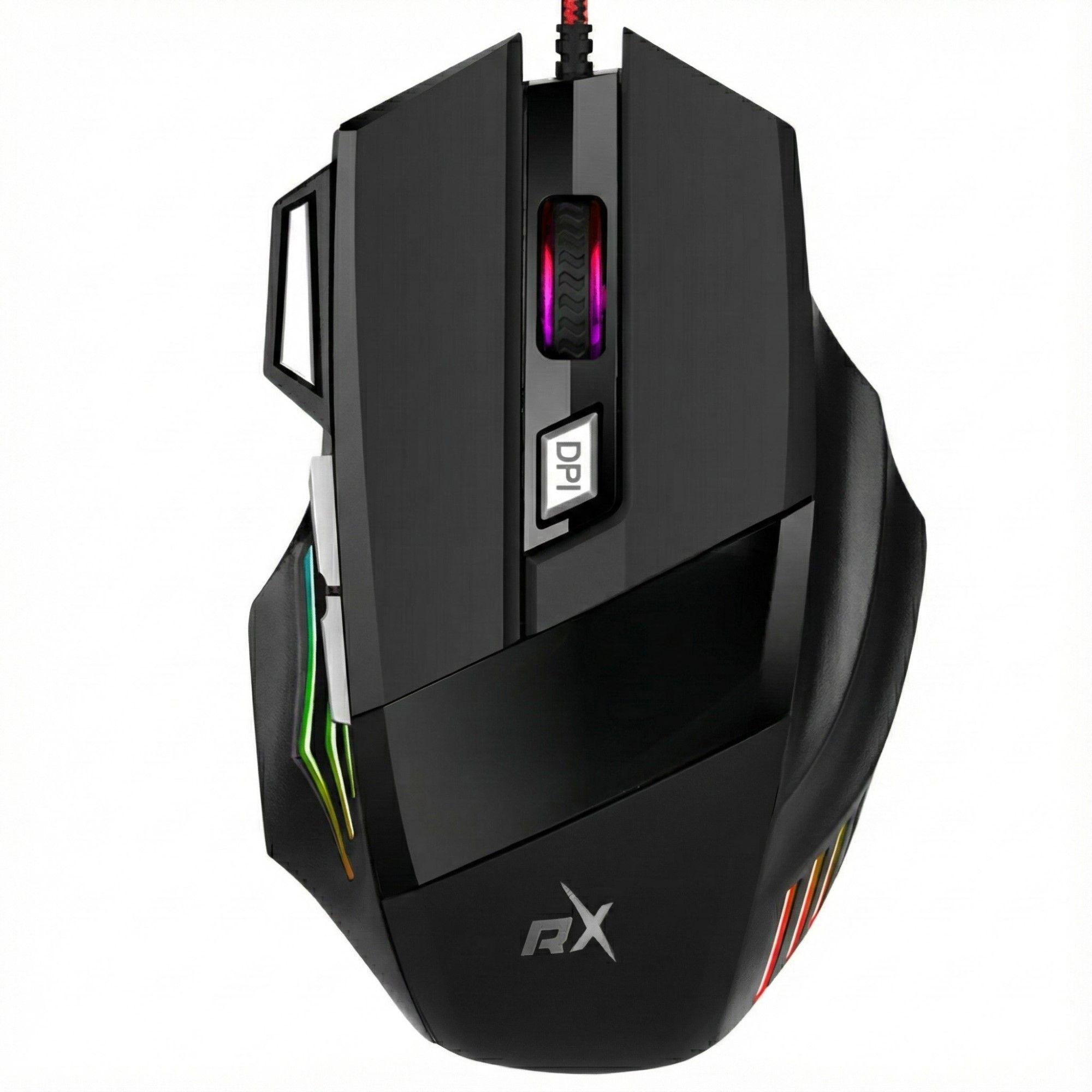 Mouse Gamer ReptileX RX0047 2400 dpi Retroiluminado-3