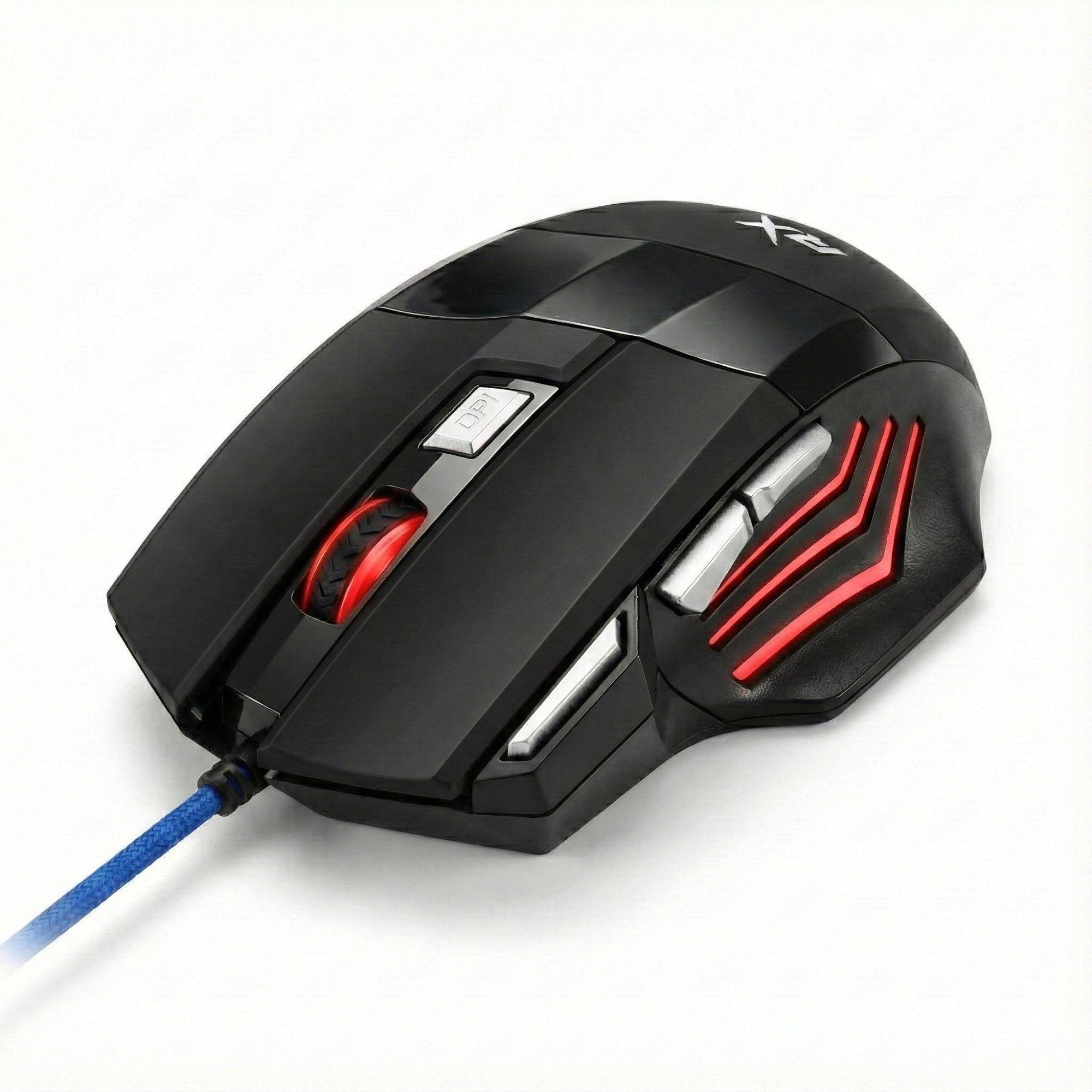 Mouse Gamer ReptileX RX0047 2400 dpi Retroiluminado-4
