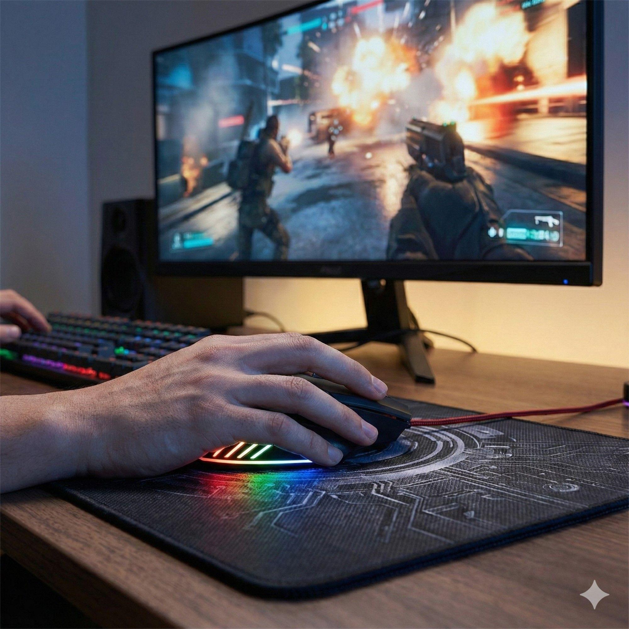 Mouse Gamer ReptileX RX0047 2400 dpi Retroiluminado-5