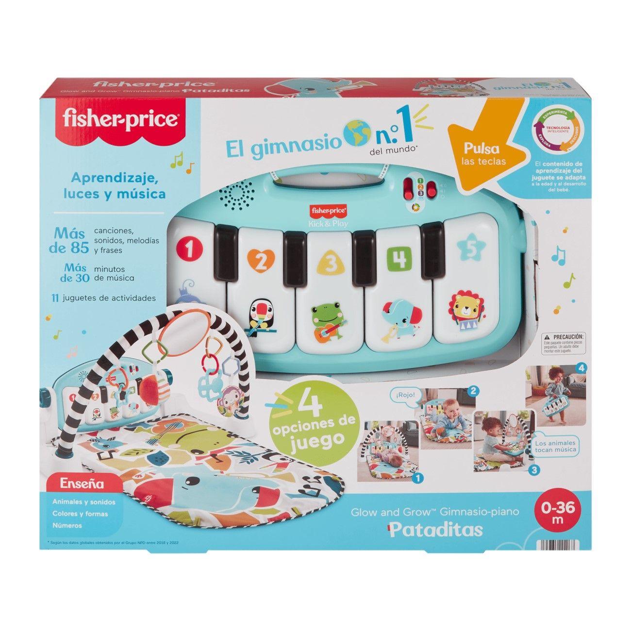 Gimnasio Piano Pataditas Musicales Brilla Y Crece Fisher Price-5