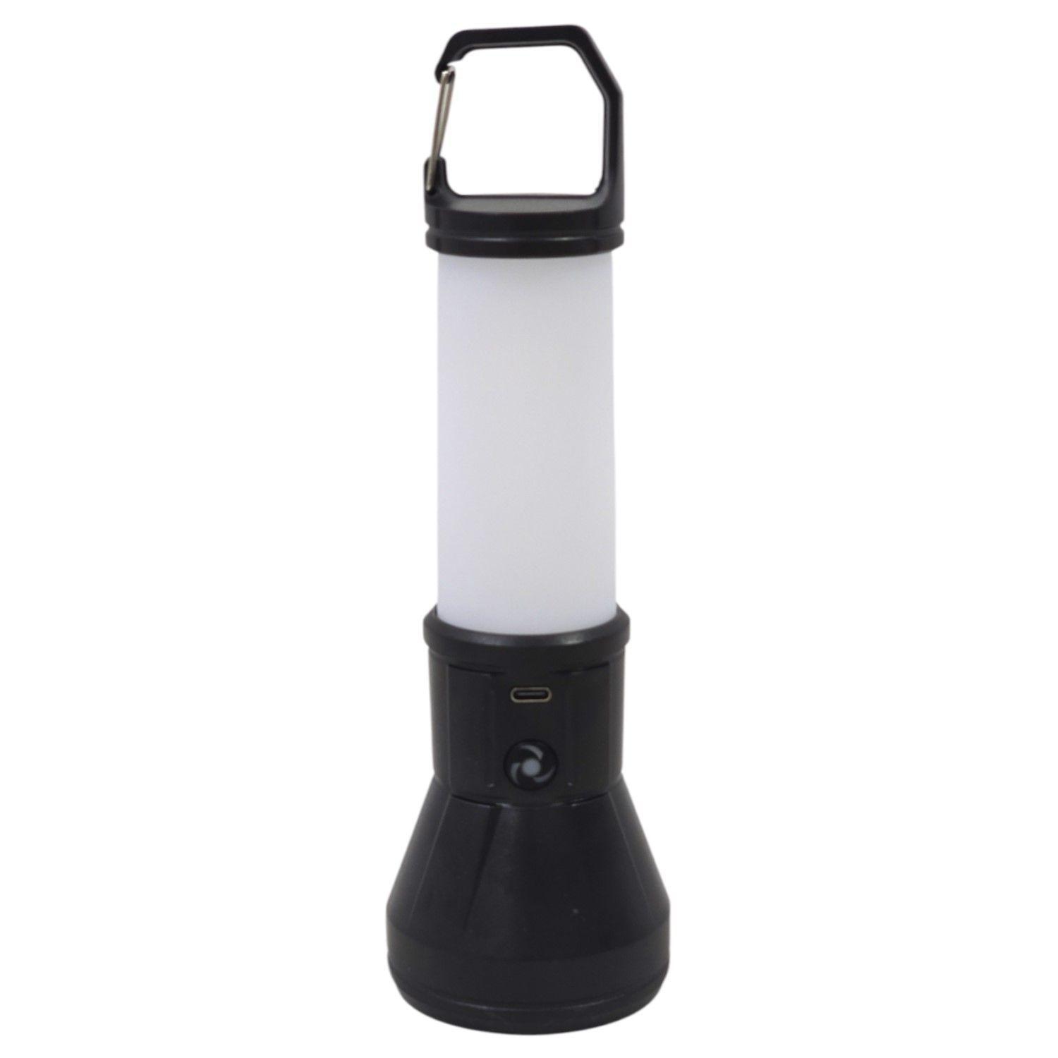 Linterna Recargable Led 2 en 1 de Mano y Colgante 23cm-2