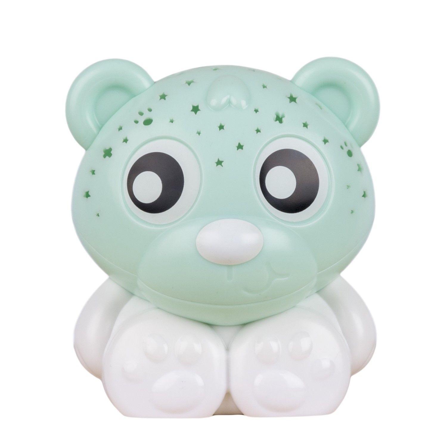 Proyector Espanta Cuco Osito Verde Playgro-0