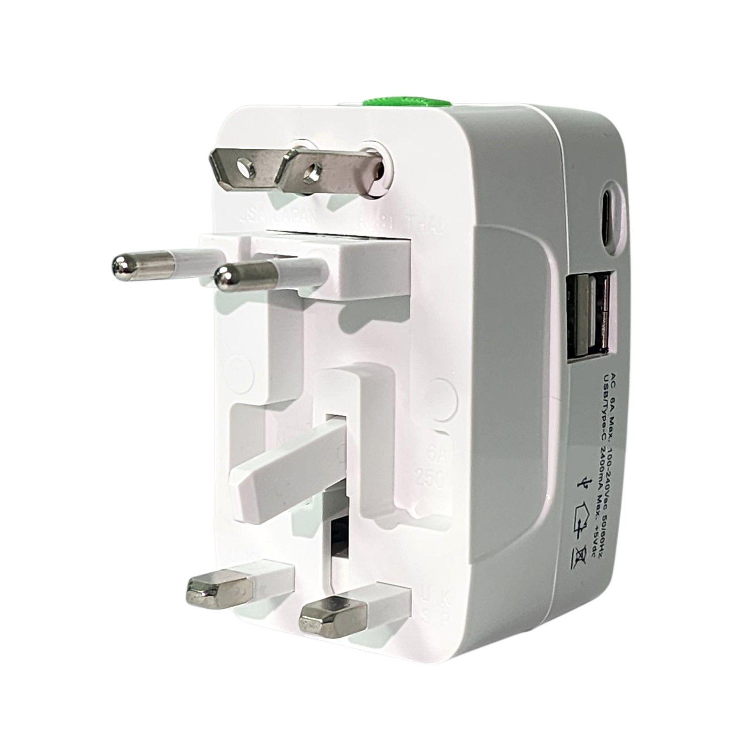 Adaptador Enchufe Universal Viaje VoltWorld TL777 Tecnolab-2