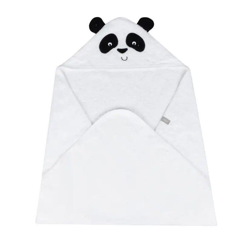 Toalla Capucha Infanti Panda 75x75cm-3