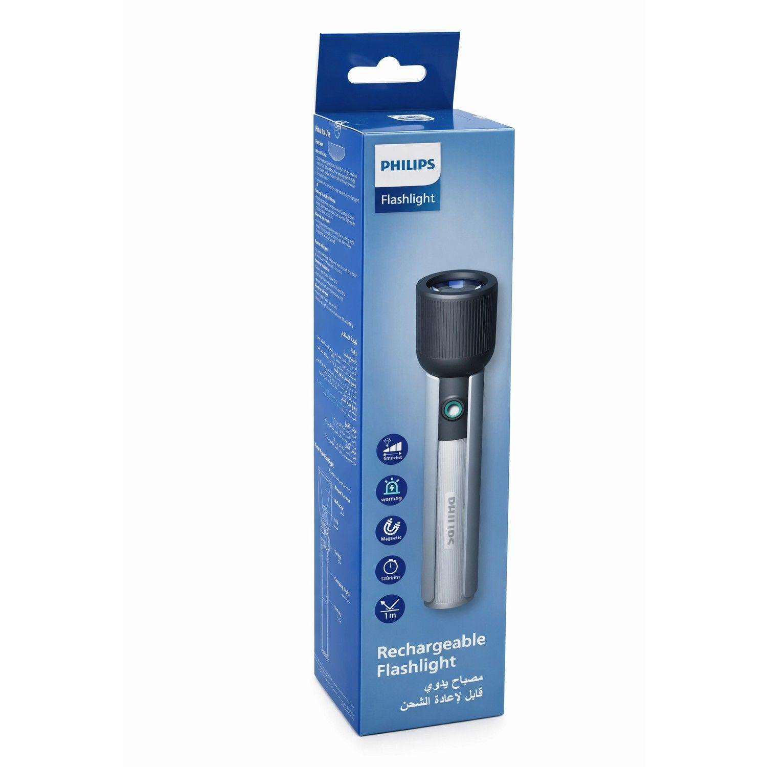 Linterna LED Recargable 400lm 3W SFL1183R/56 Philips-1