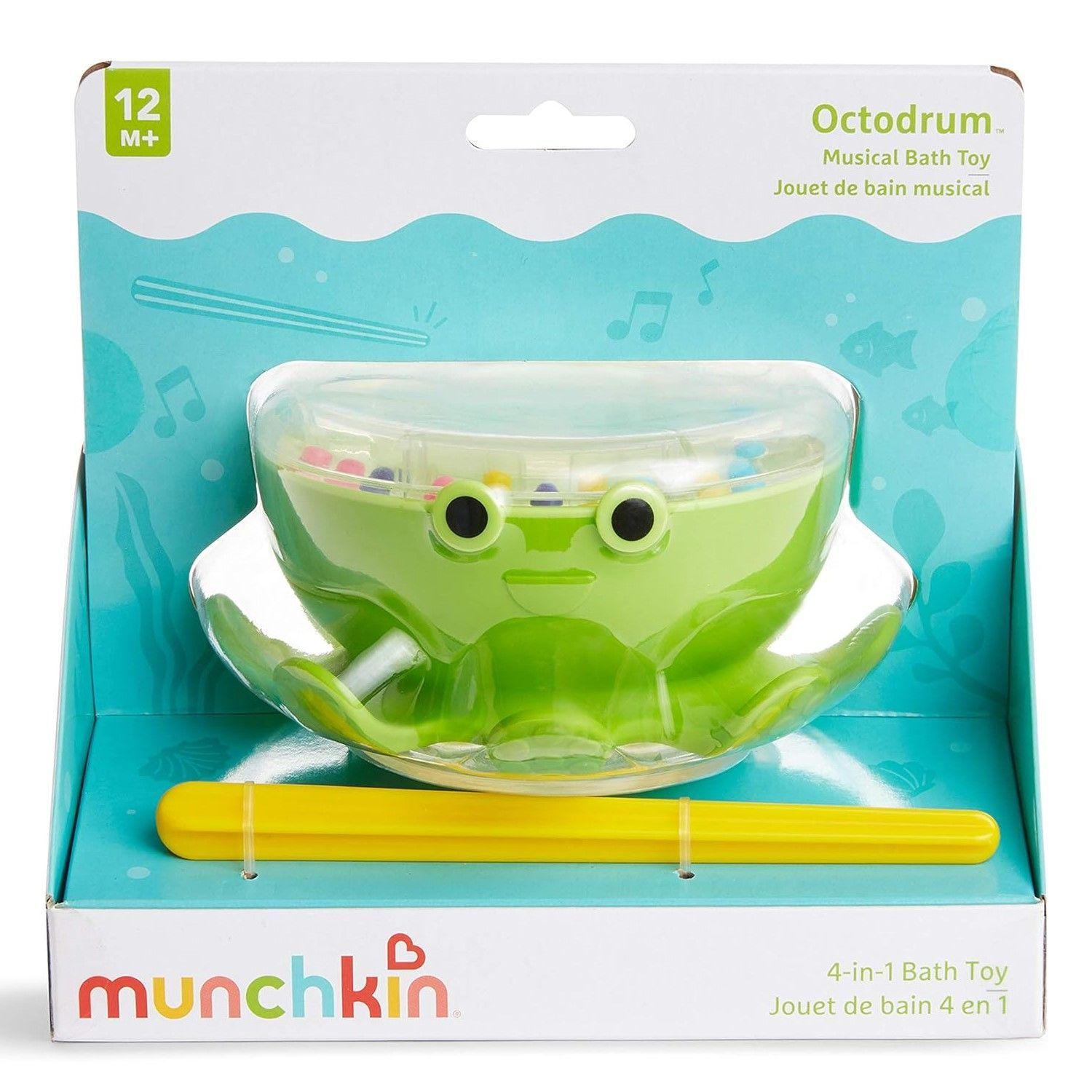 Juguete Musical de Baño Pulpo 3 en 1 Octodrum Munchkin Niños 17483-6