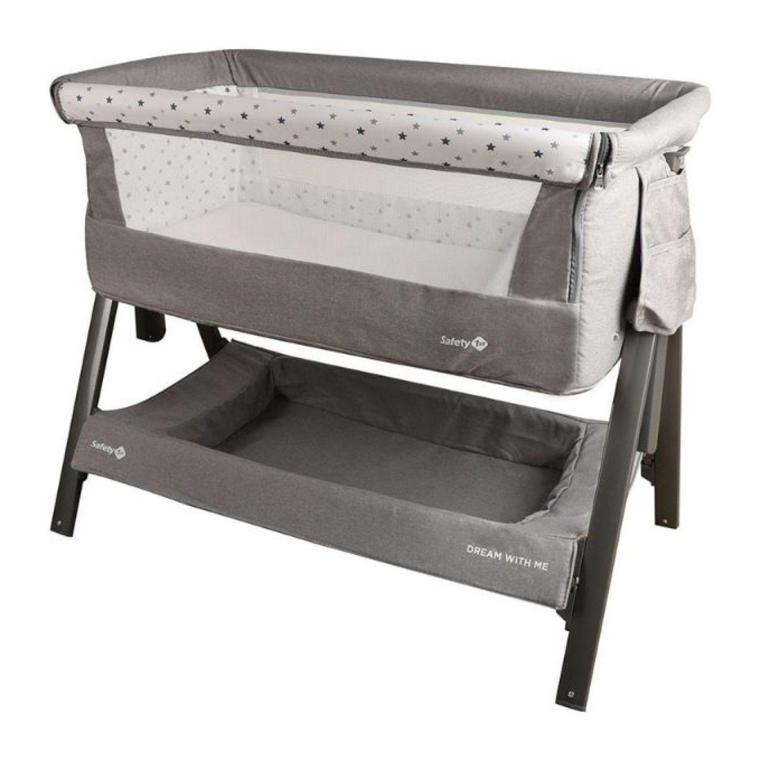 Cuna Colecho Safety 1st Dream With Me Gris-0