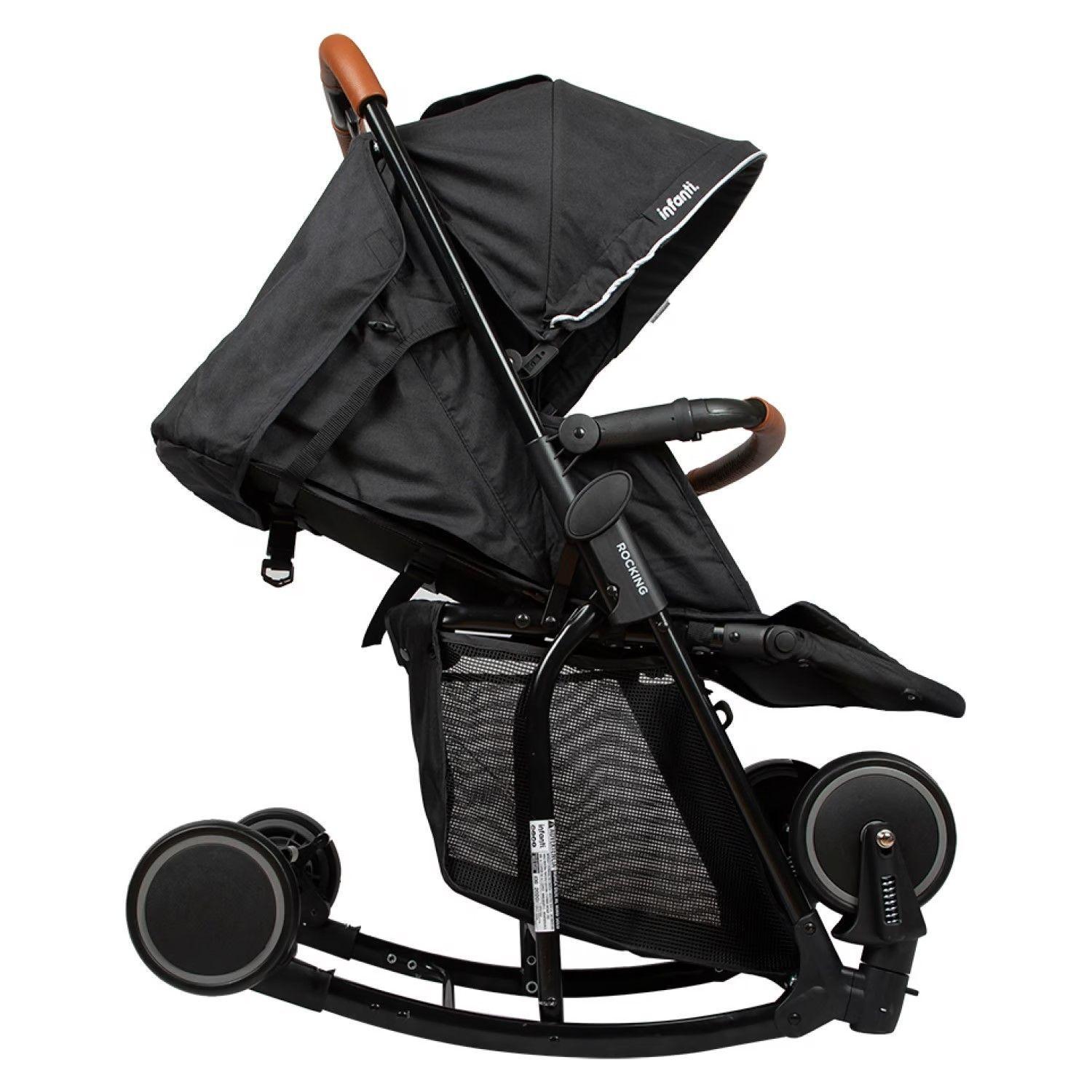Coche Paseo Rocking Black Infanti-6