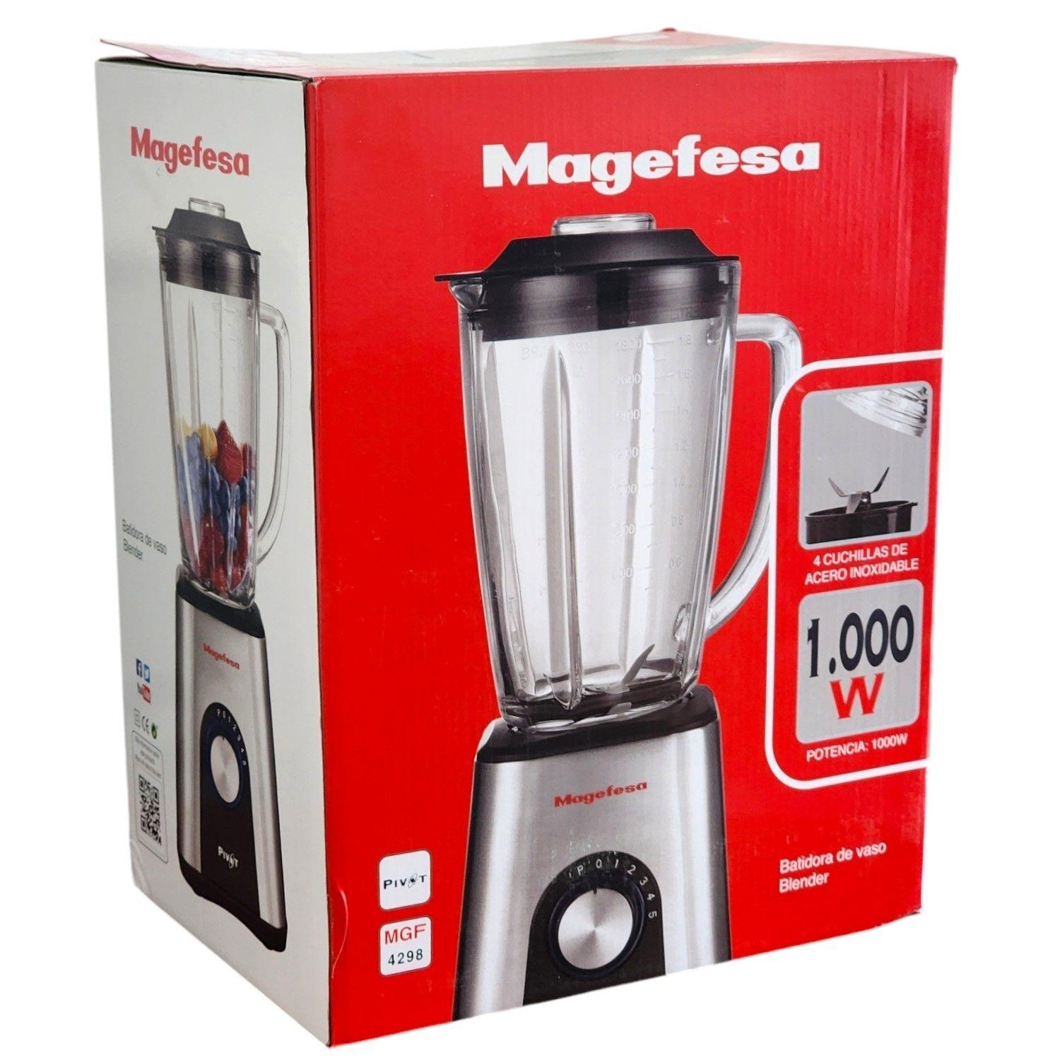 Licuadora Pivot 4 Cuchillas 1000Watts MGF4298 Magefesa-6