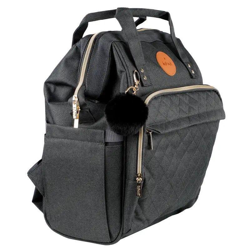 Mochila Pañalera Maternal Infanti Open Negra-3