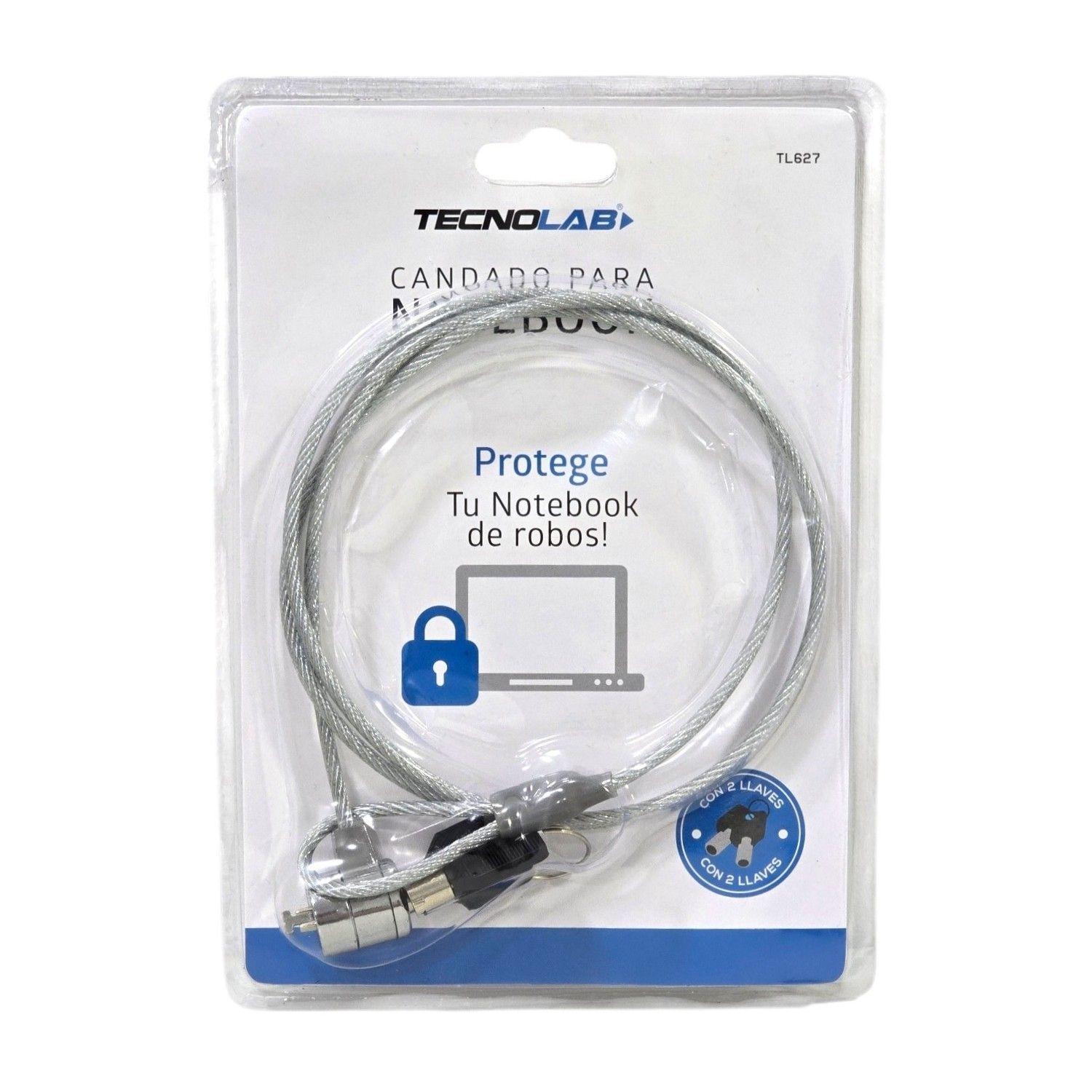 Candado Seguridad Notebook Tecnolab Con Llave TL627-0