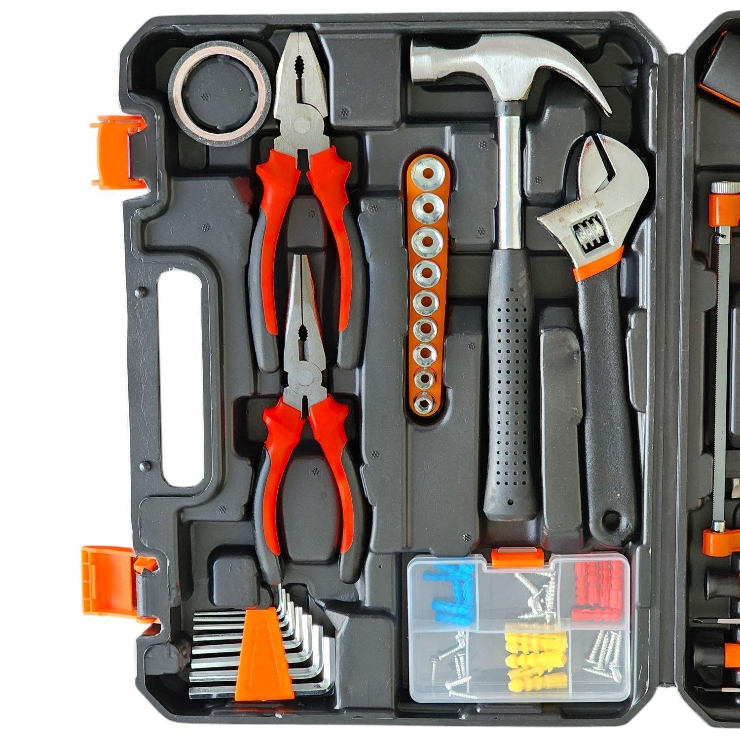 Set 150 Piezas Herramientas Manuales Maletín Portátil 13494-5