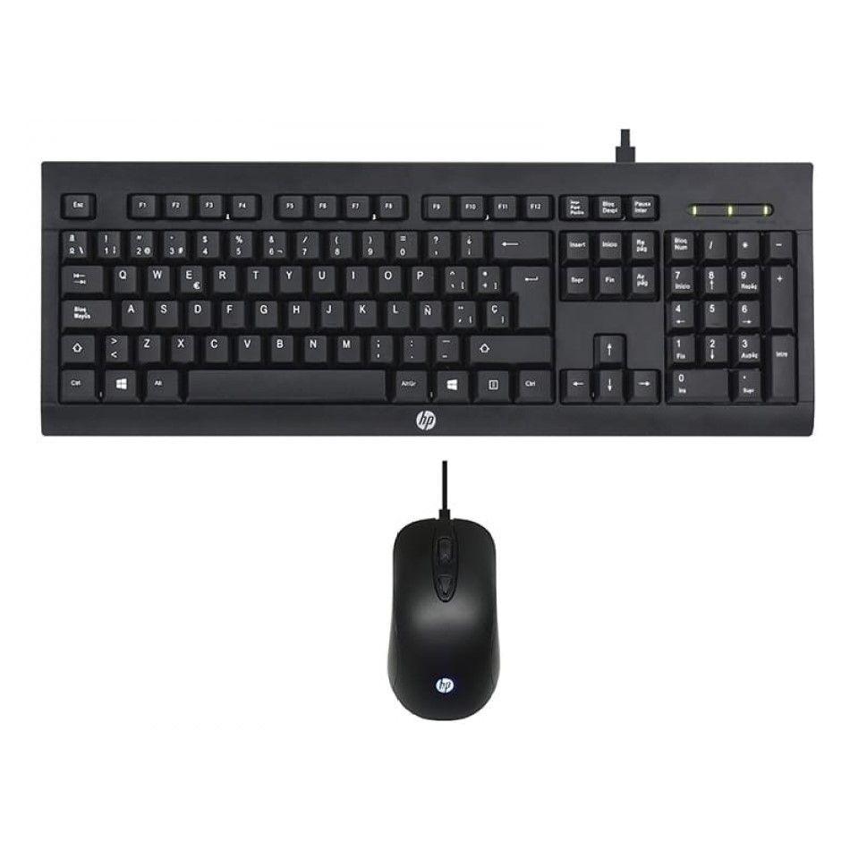 Kit Combo Teclado y Mouse Hp Gaming Km100 Ingles-0