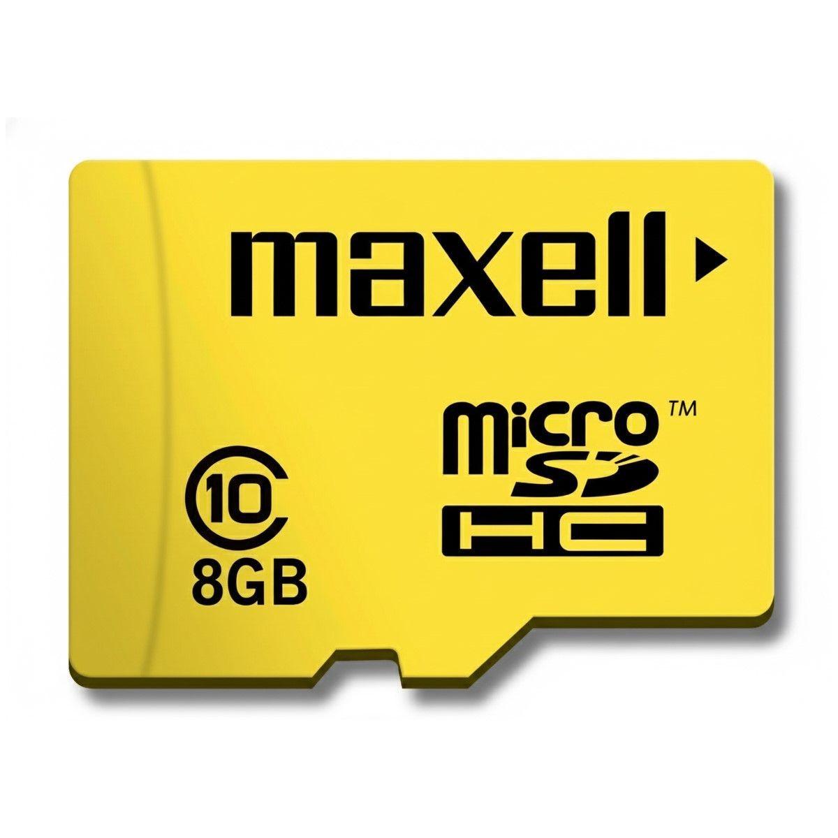 Tarjeta Micro SD Maxell 8GB CLASE 10-2