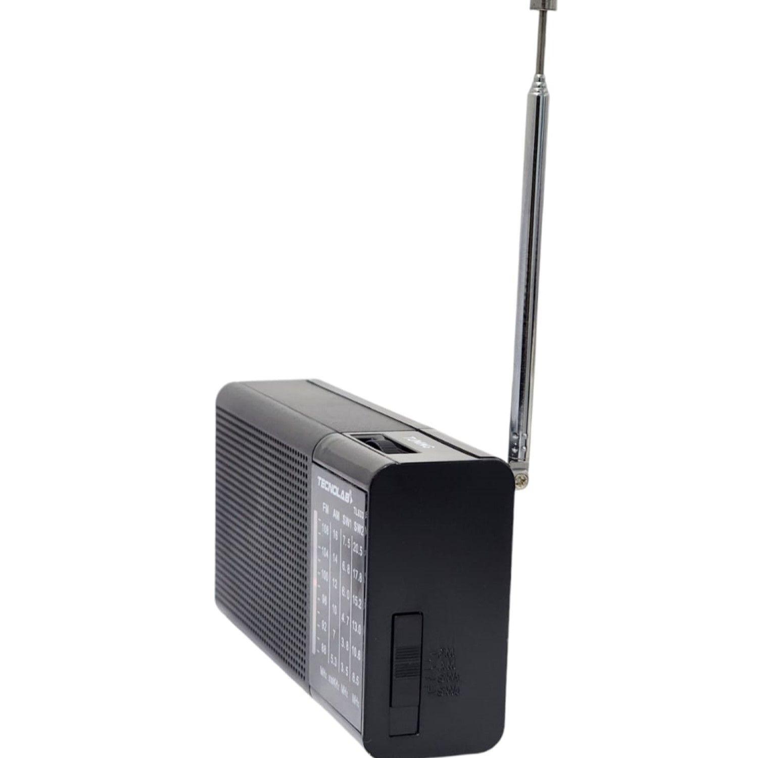 Radio Portátil de Bolsillo Tecnolab AM/FM/SW TL633-2