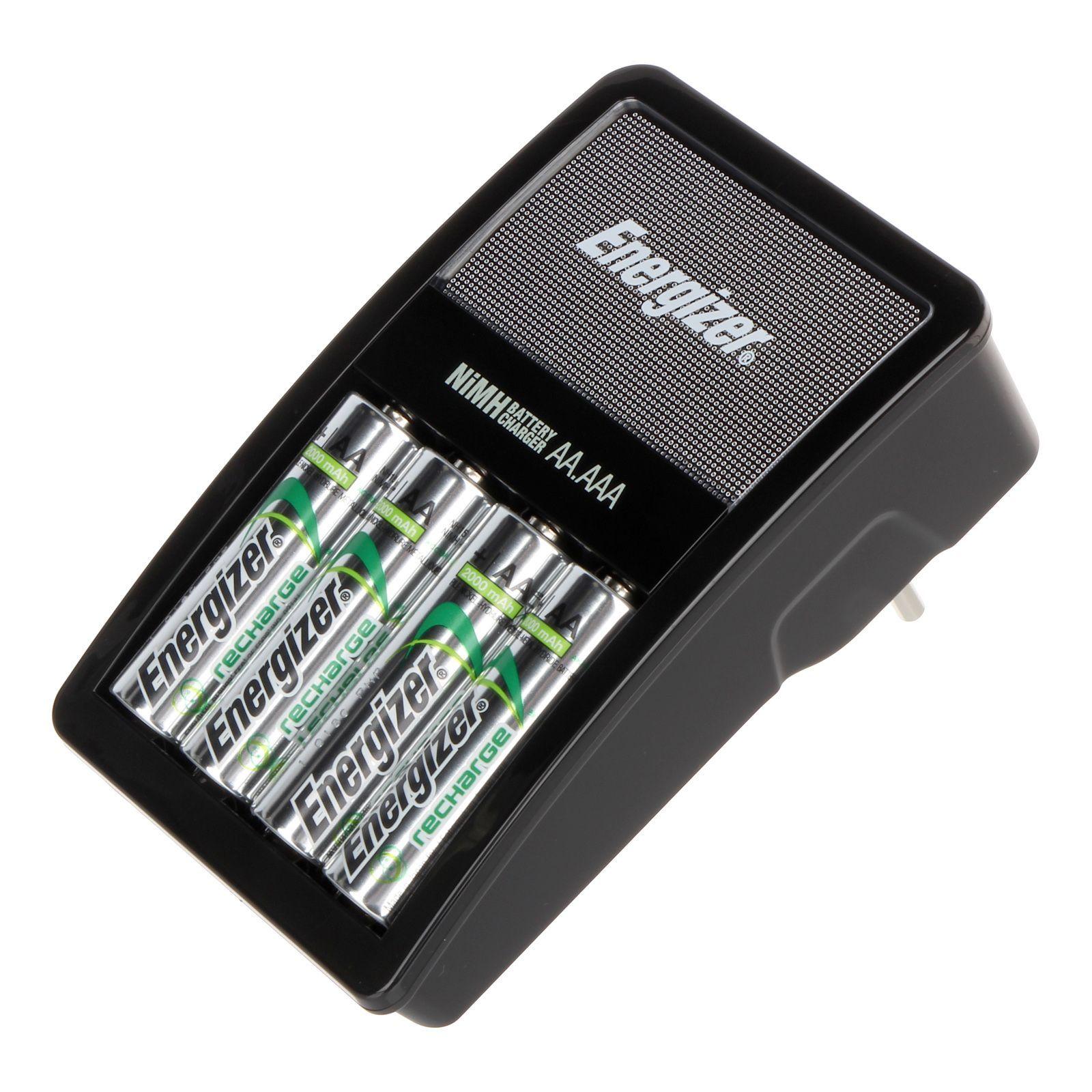 Cargador de Pilas Energizer Maxi + 2 Pilas AA-1