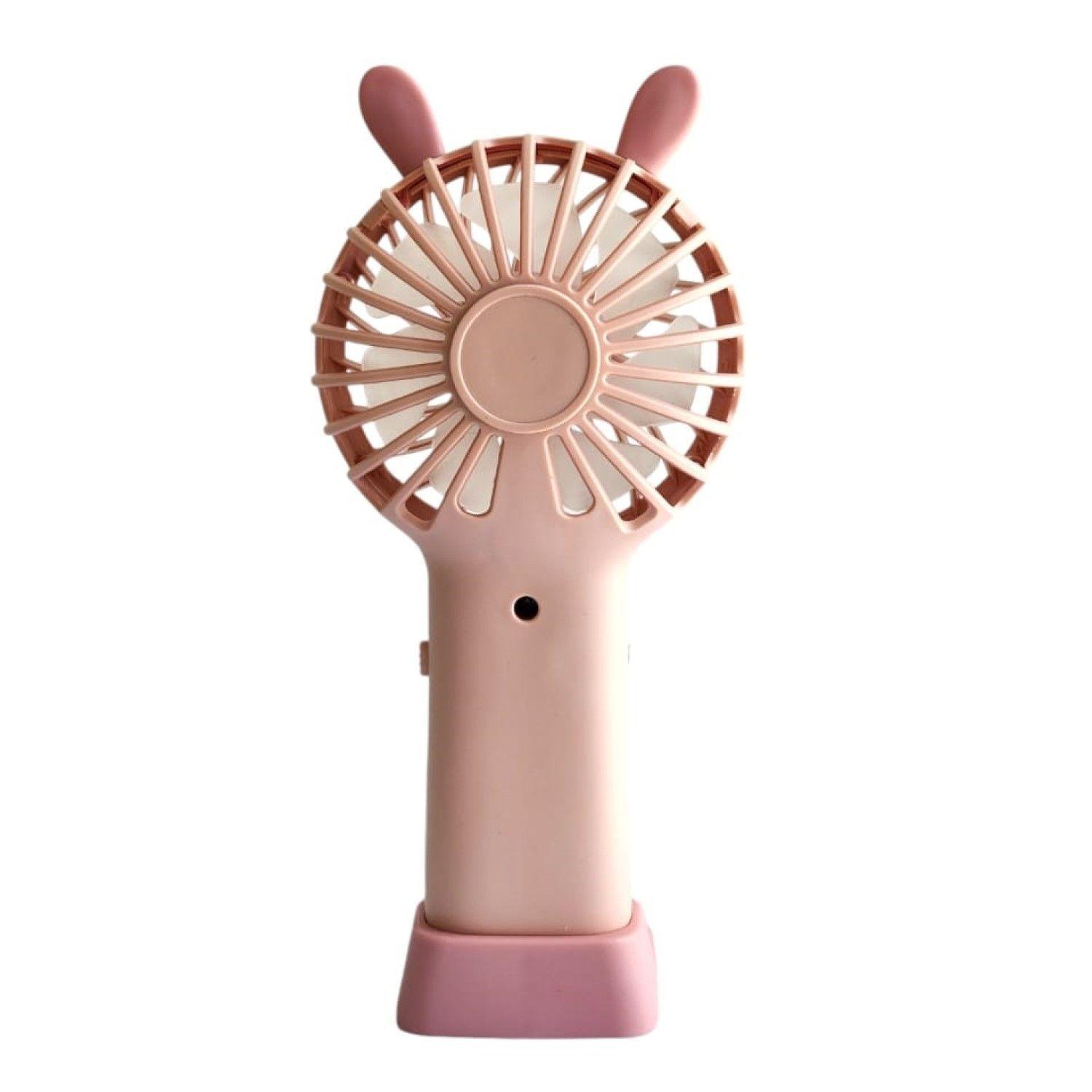 Mini Ventilador Portátil Recargable Rosa TL672P-2