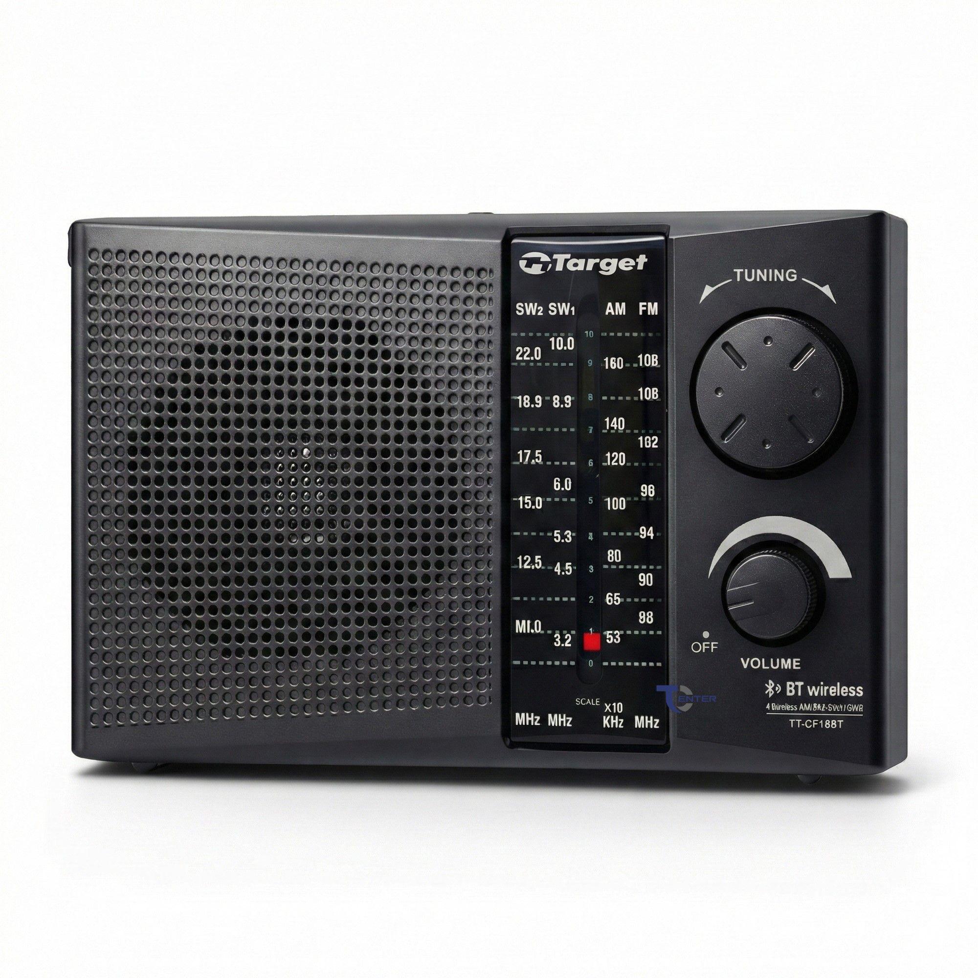 Radio Portátil BT Target TT-CF18BT 4 Bandas USB SD Recargable-5