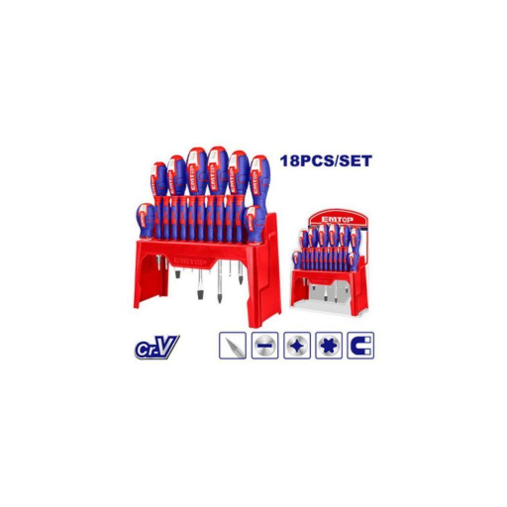 Pack 18 Destornilladores ESST1802 EMTOP-2