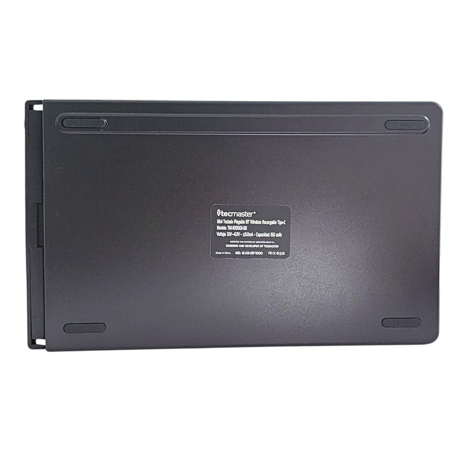 Mini-Teclado Plegable Bt Recargable Tipo-C Tecmaster-4