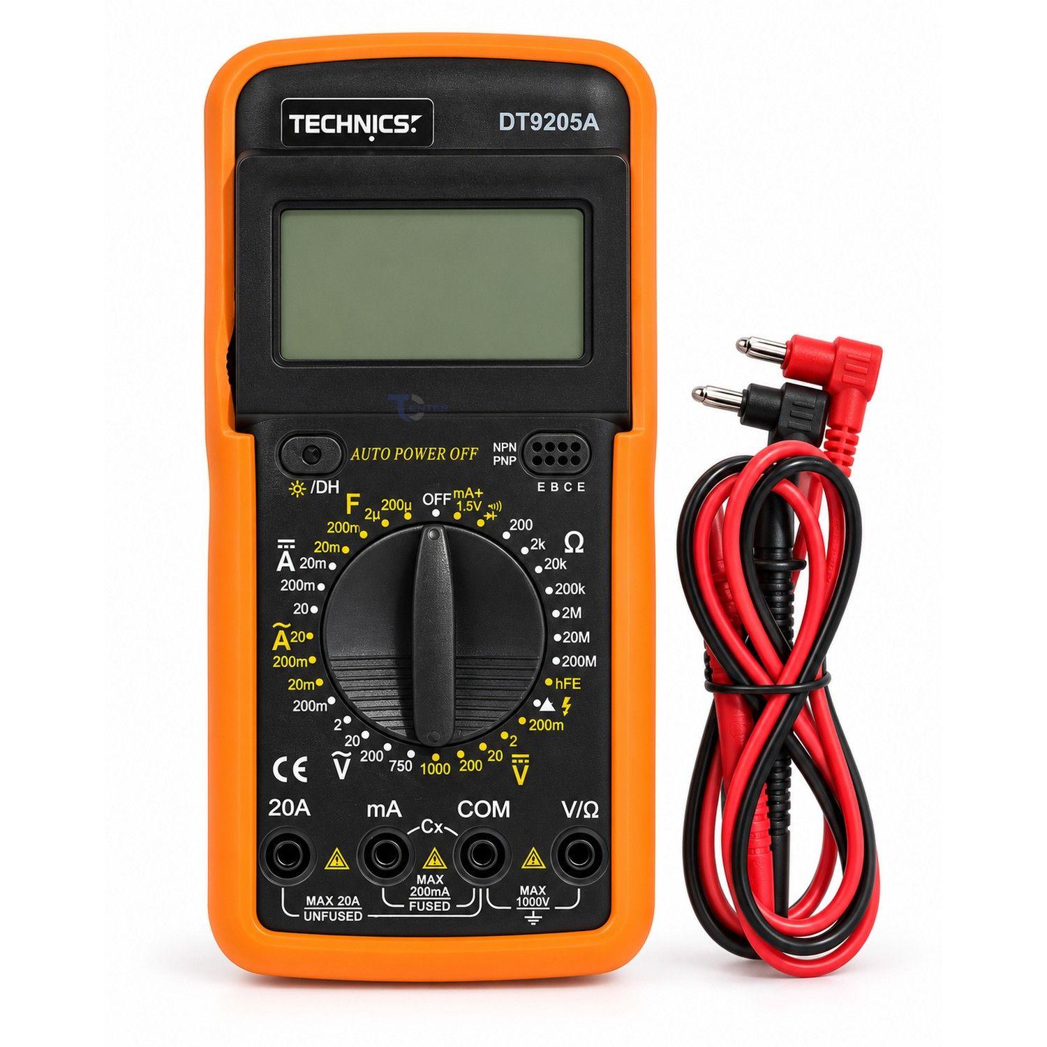Tester Multímetro Digital Technics TEC0001-0