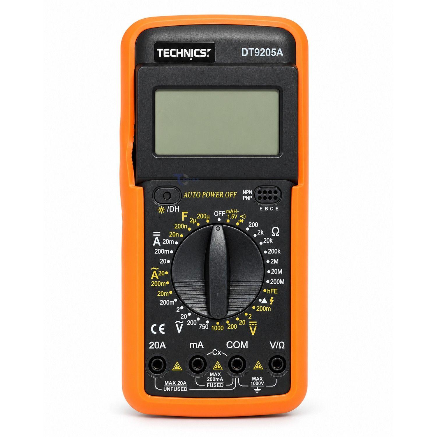 Tester Multímetro Digital Technics TEC0001-1