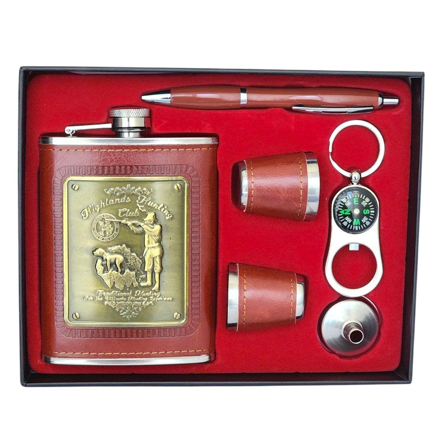 Set Petaca Licores 8oz (240ml) 5 Accesorios 16585-6