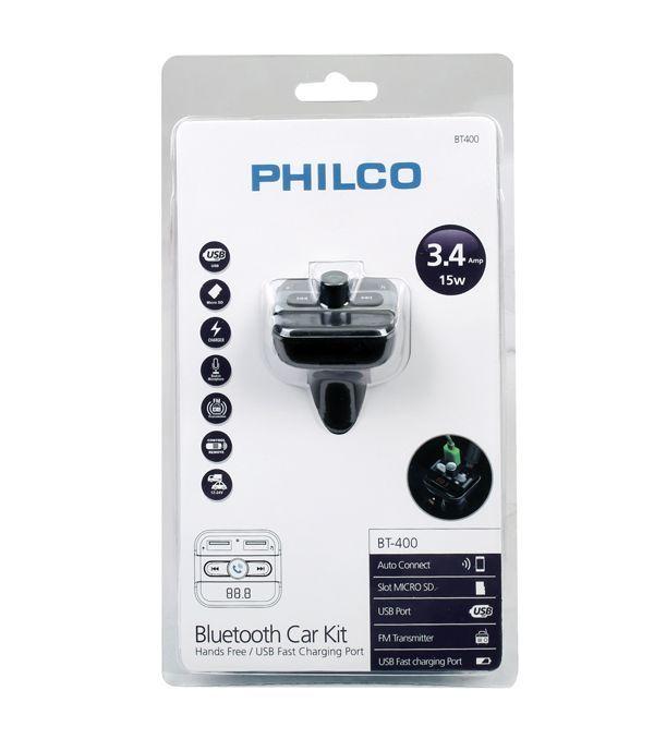Transmisor FM Philco BT-400 Bluetooth-2