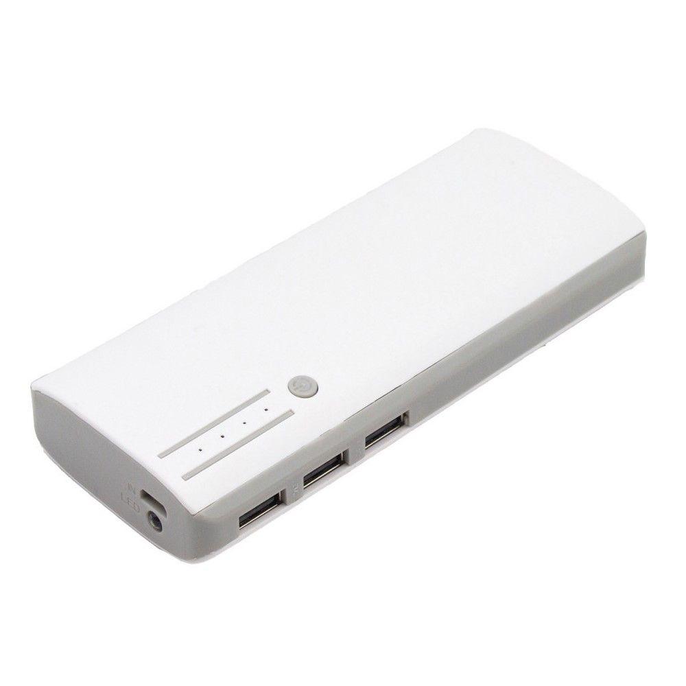 Batería Externa Power Bank 15.000 Mha 3 USB Dblue DBPR026W-2