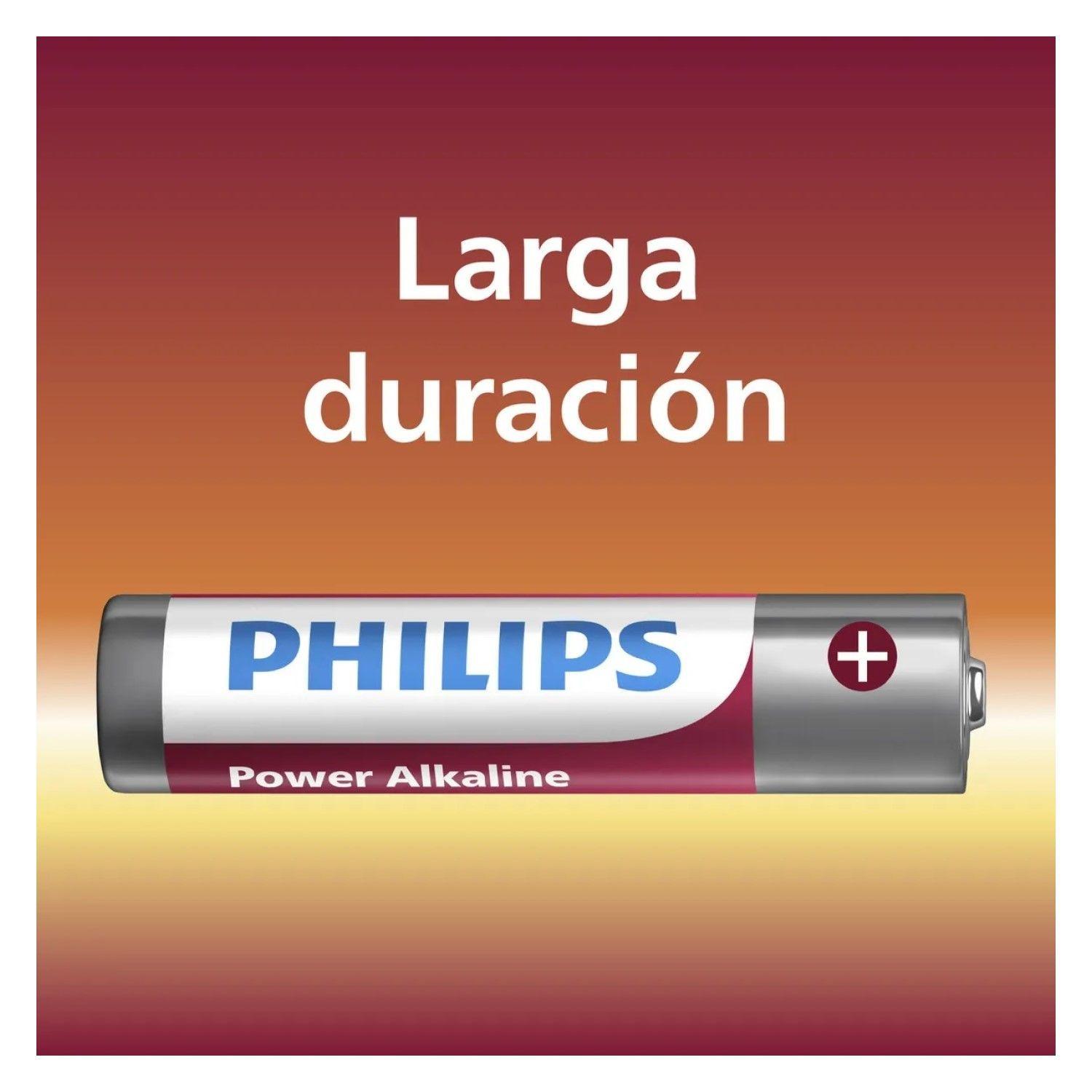 Pack 2 Pilas AA Alcalinas LR6P2B Philips-4