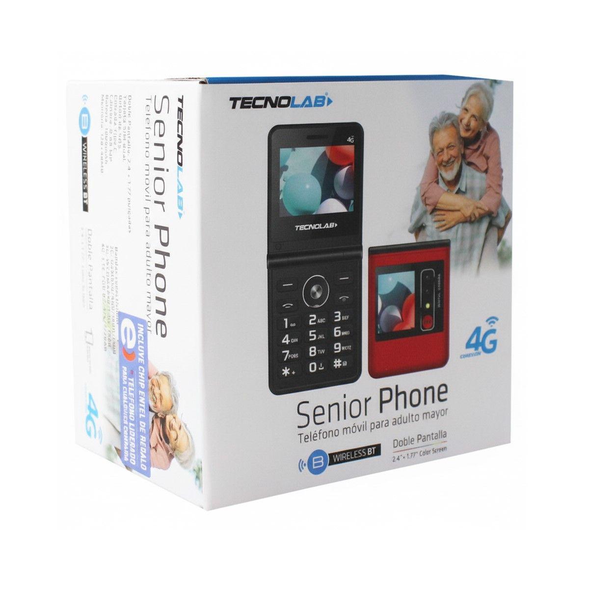 Teléfono Senior 4g Doble Pantalla Tecnolab Tl709R-4