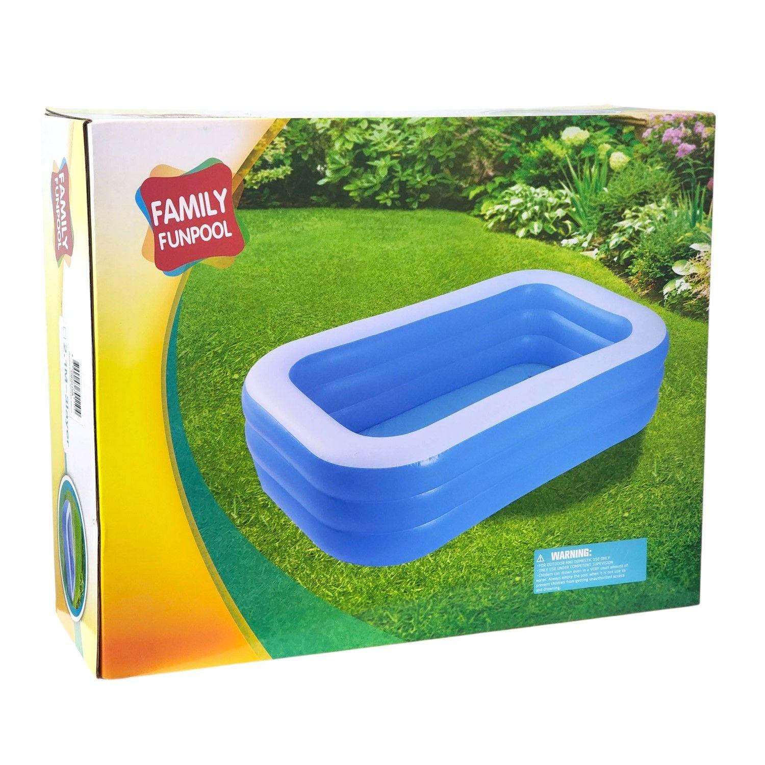 Piscina Inflable Rectangular 210cm 1500lts DBG1725 Dblue-4