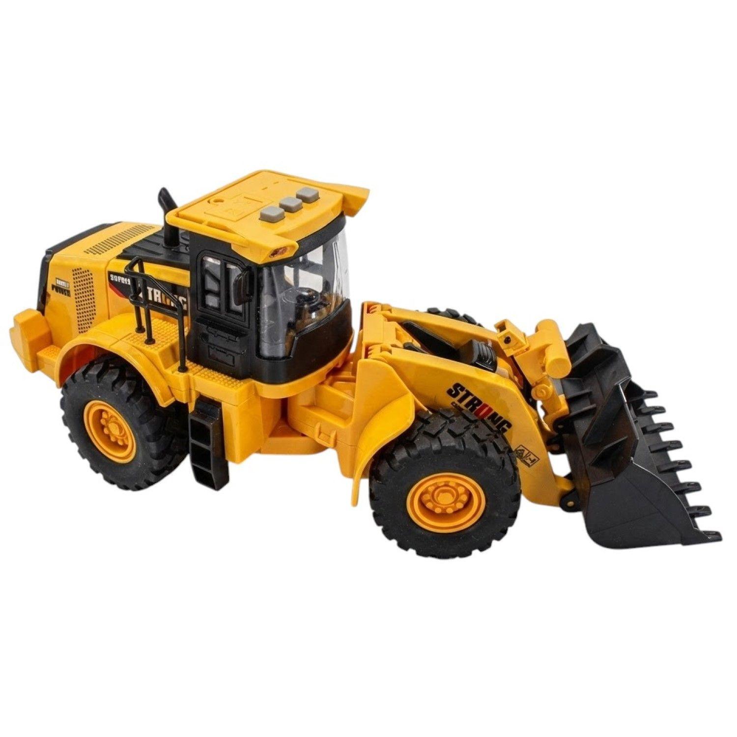 Juguete Excavadora Fricción Luces Sonido Escala 1:14 DBG1684-2