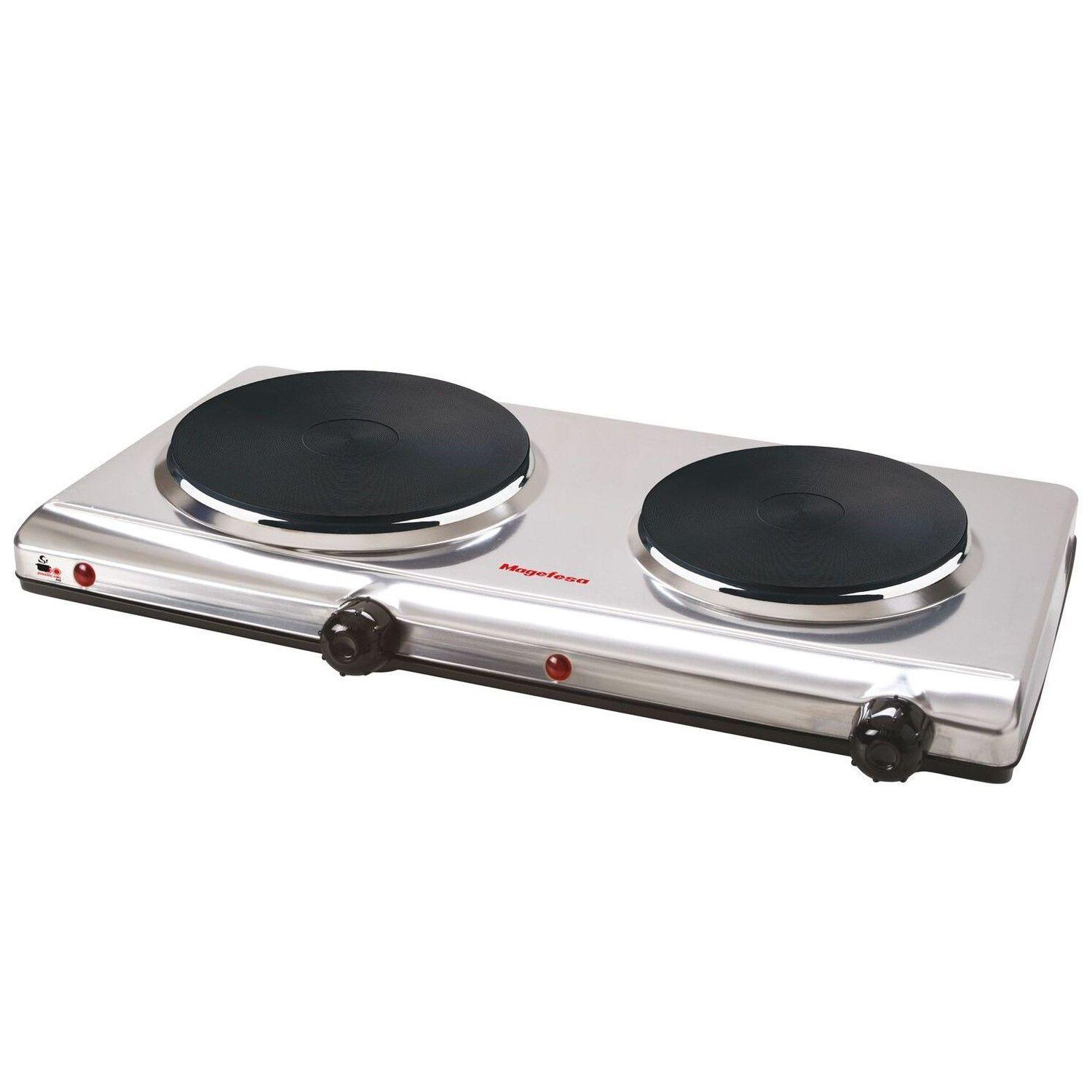 Cocina Electrica Magefesa 2 Platos Inox MGF8022-0