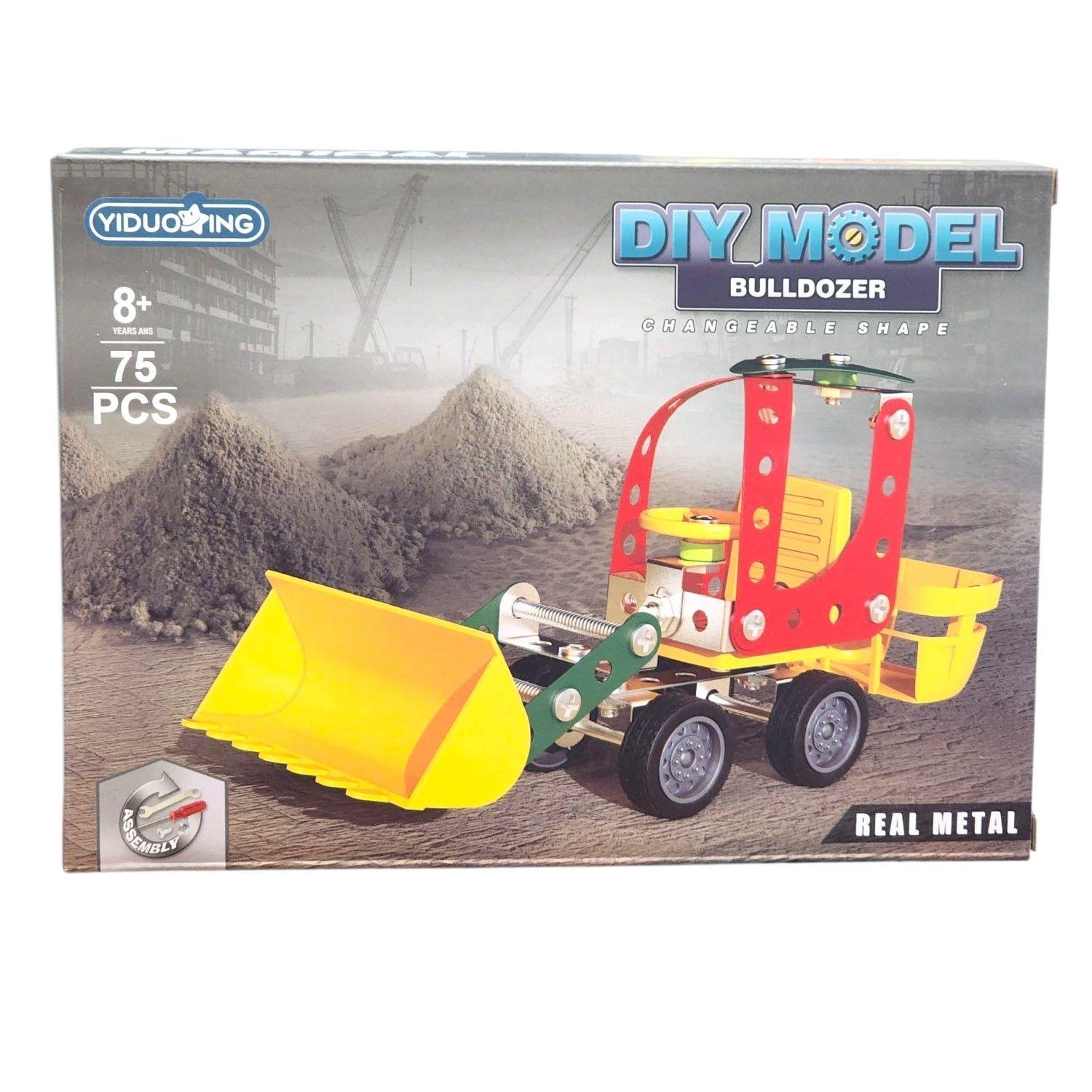 Set Construcción Metálico Excavadora 75pz 55726-2