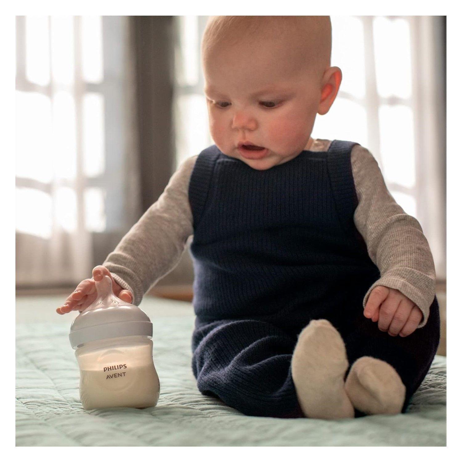 Pack 2 Mamaderas Natural Philips Avent Scy900/02 0m+ 125ml-3