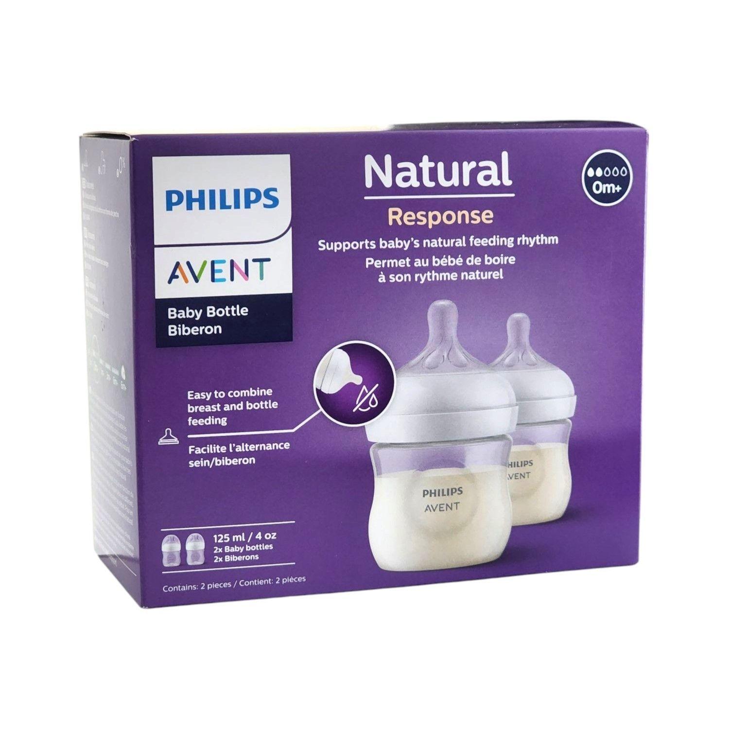 Pack 2 Mamaderas Natural Philips Avent Scy900/02 0m+ 125ml-4