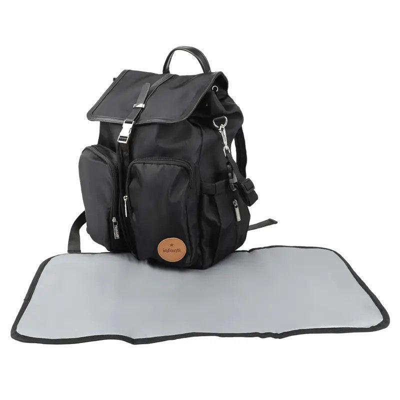 Mochila Maternal Pañalera Infanti Nuit Negra-4